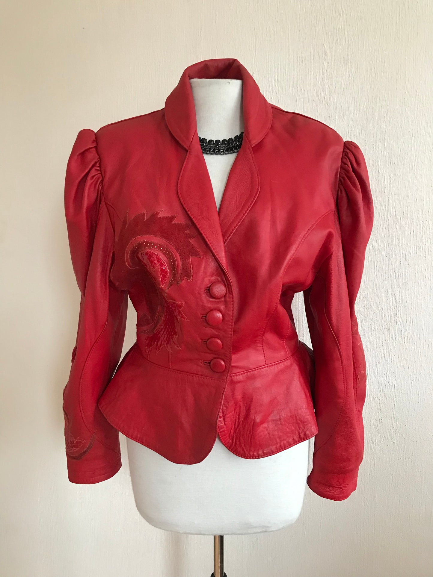 80s Vintage iconic leather jacket