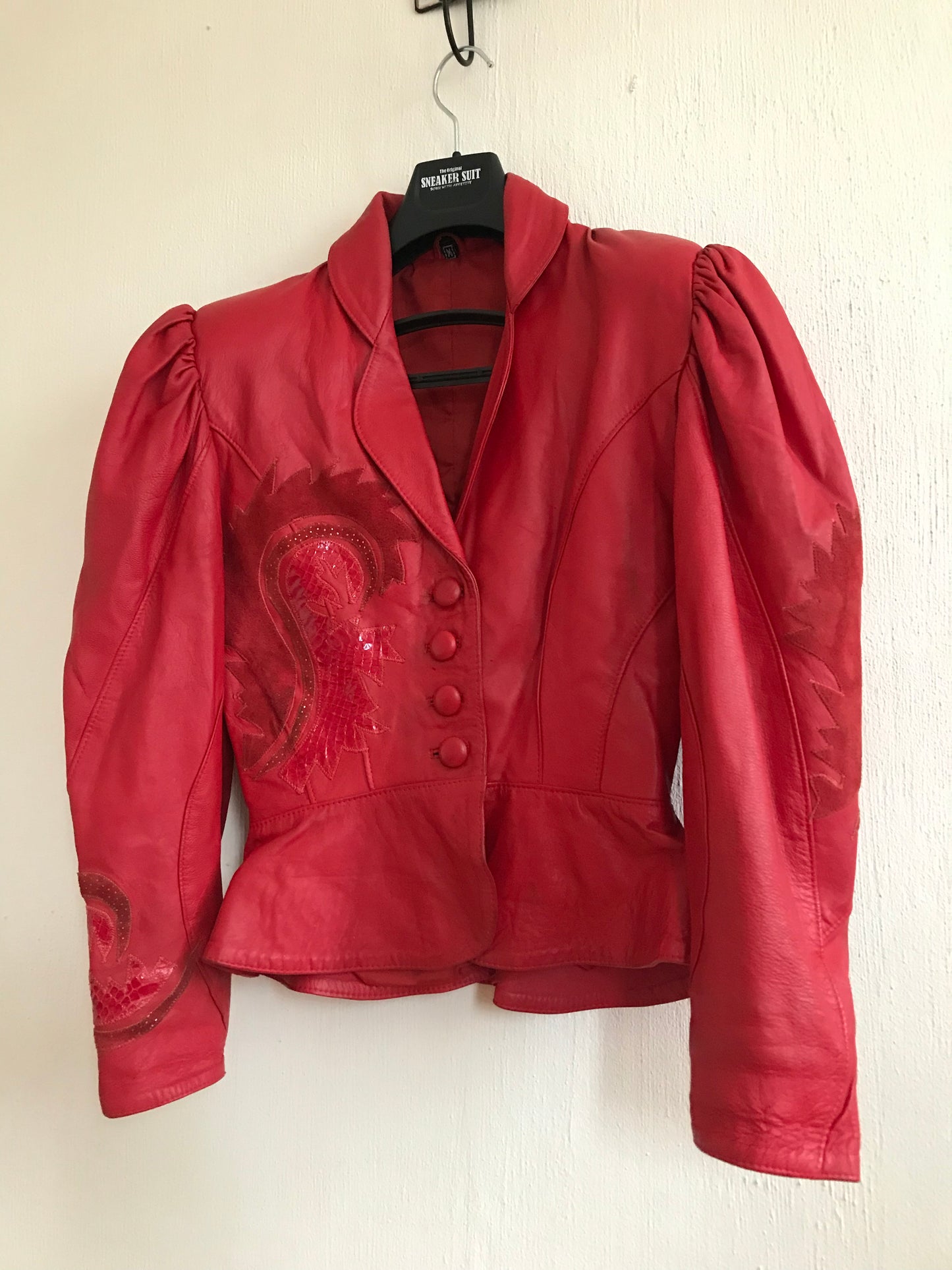 80s Vintage iconic leather jacket