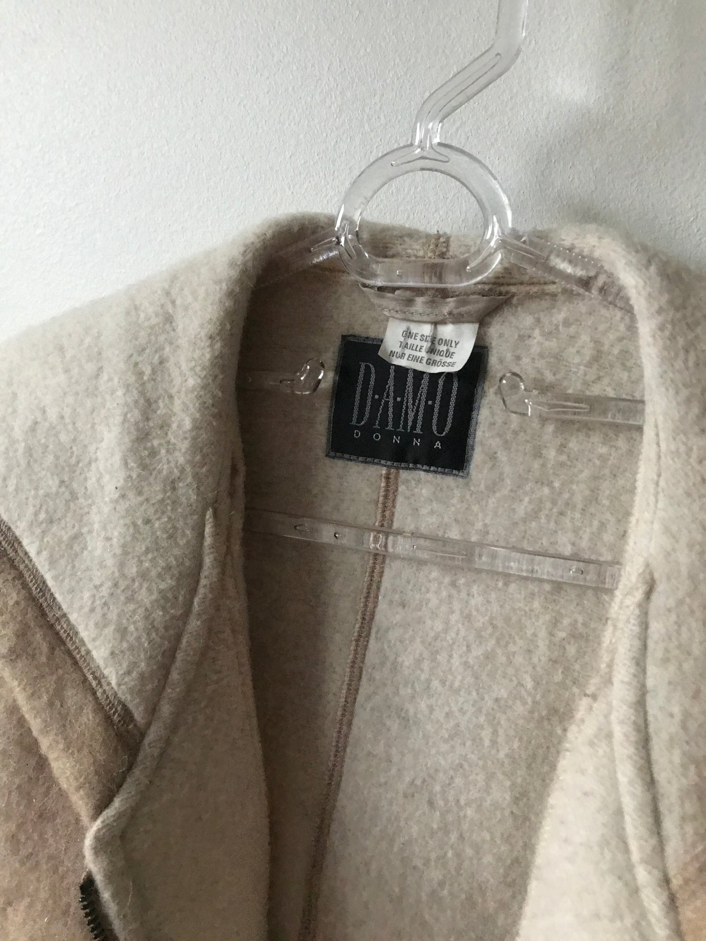 Mohair cape coat