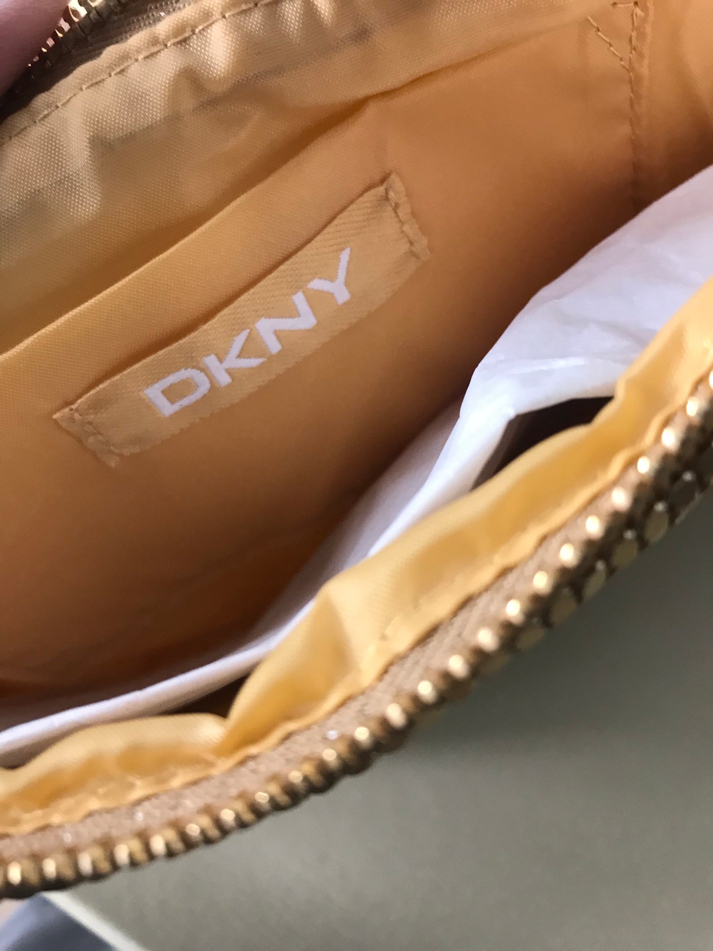 DKNY pailette clutch