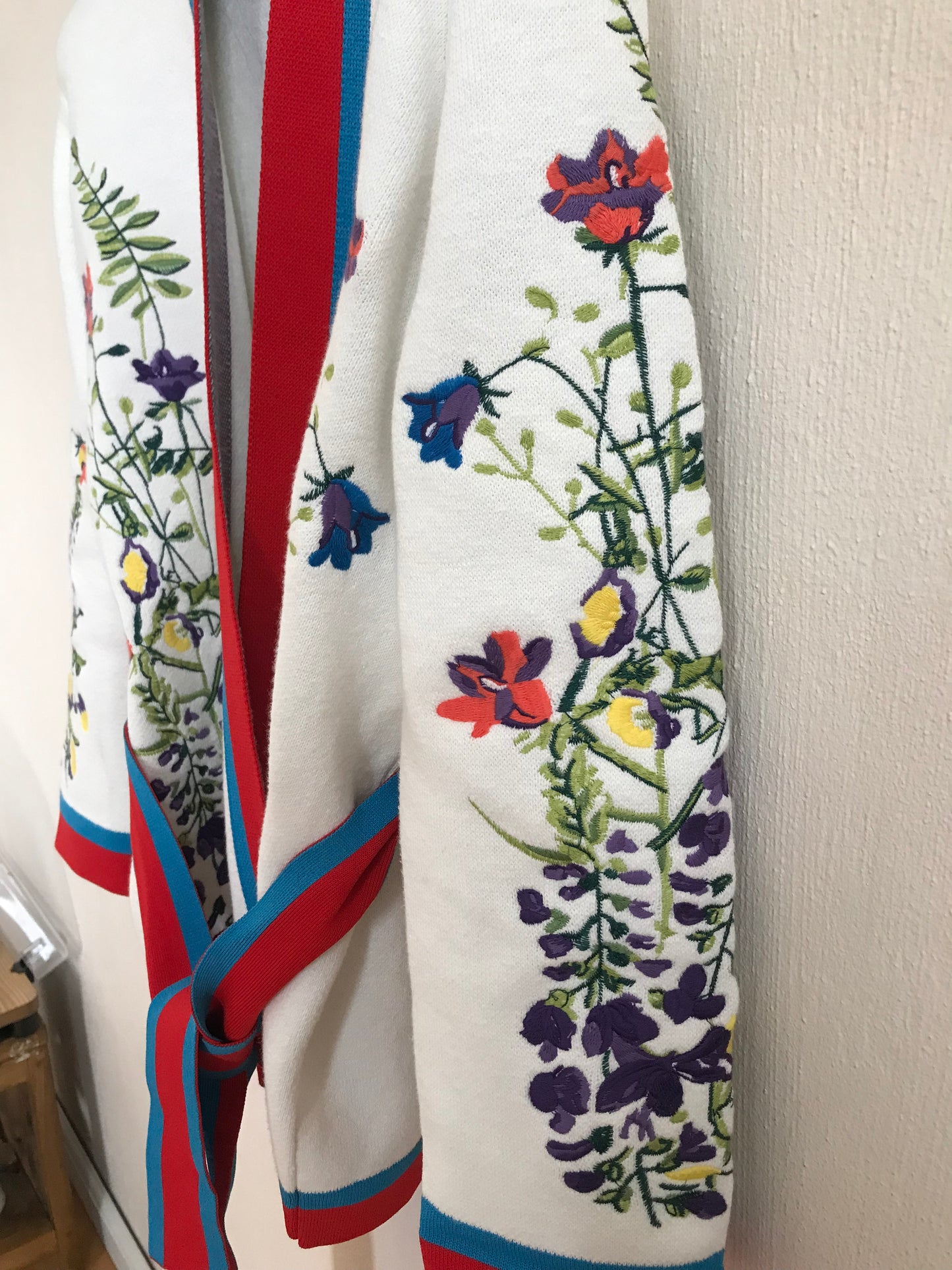 Embroidered kimono jacket