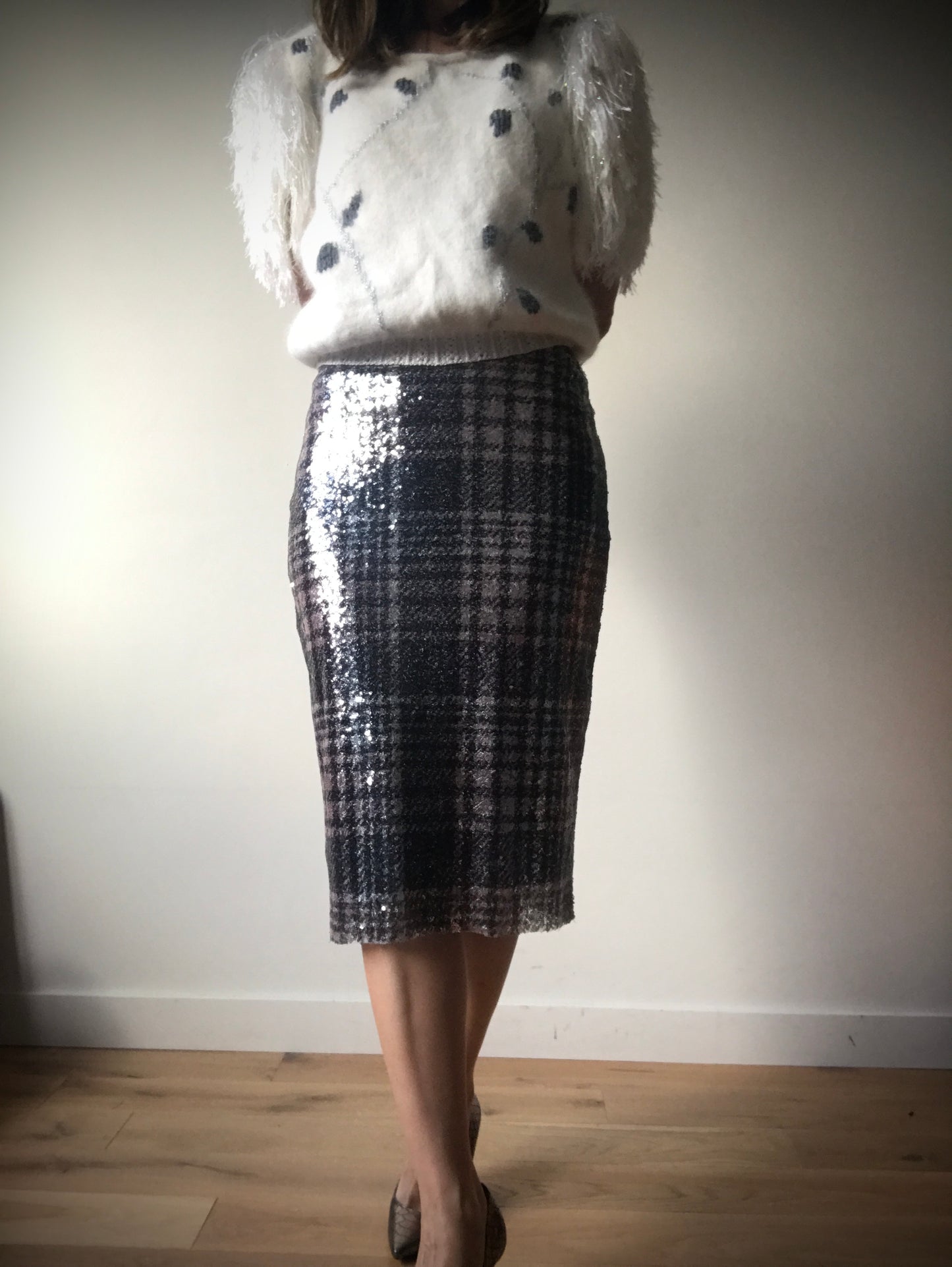 Pailette skirt