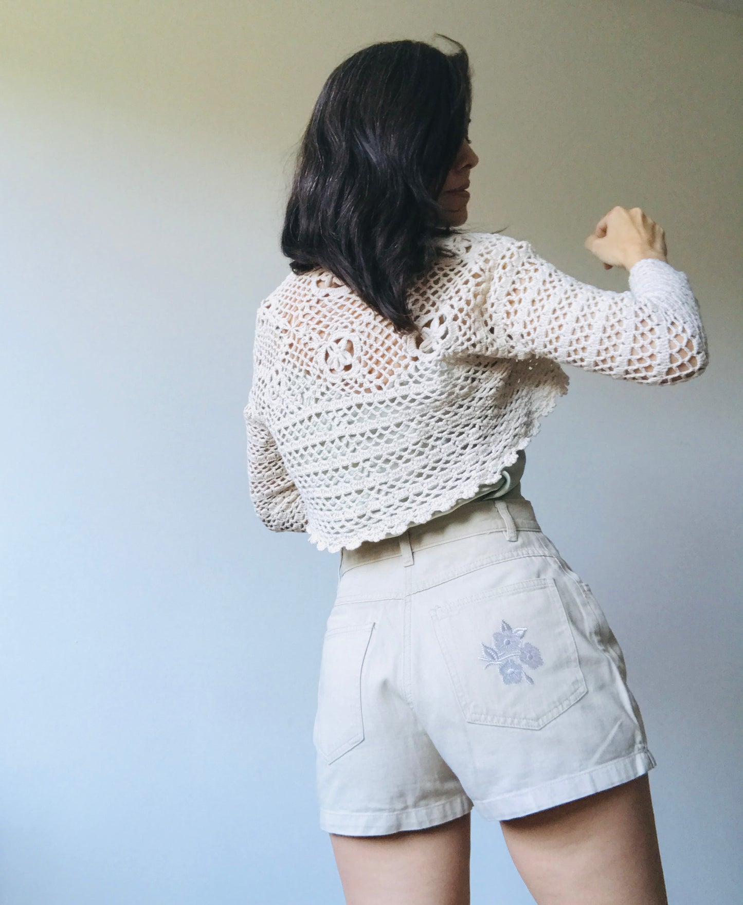 Vintage crochet bolero