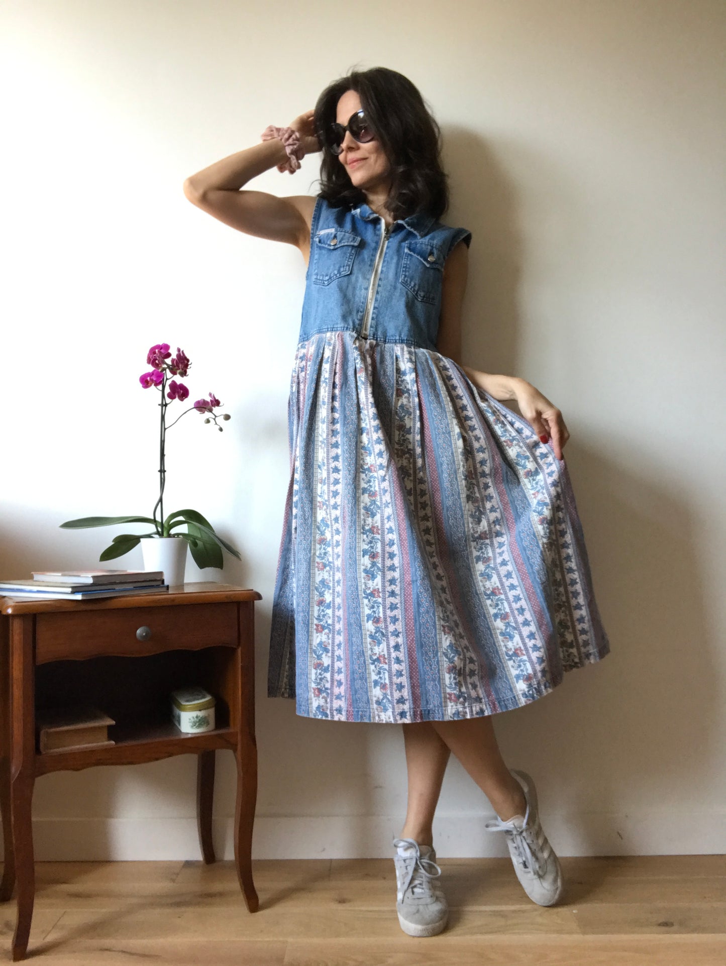 Vintage denim dress 90s