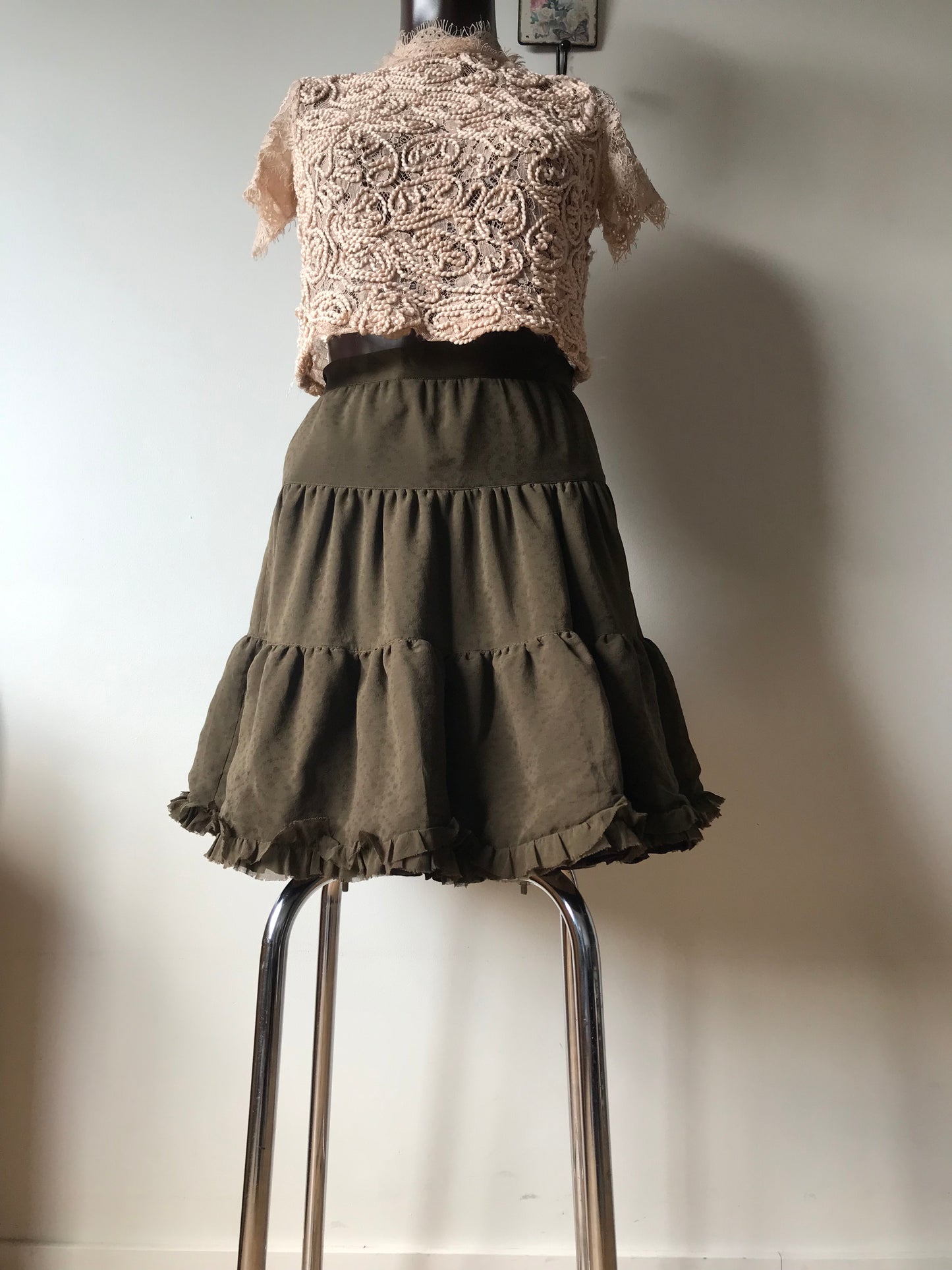 Essentiel silk skirt