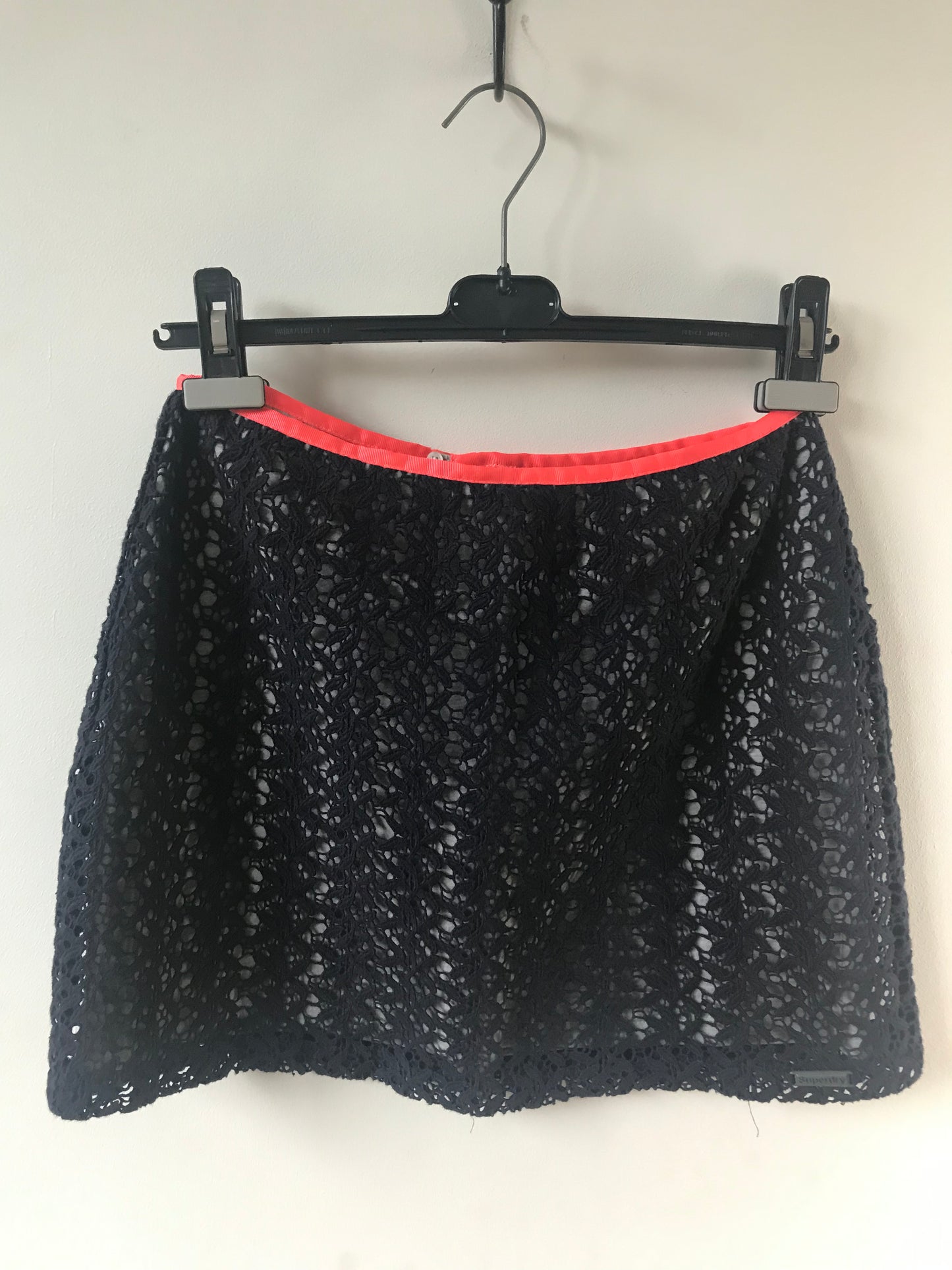 Superdry lace mini skirt