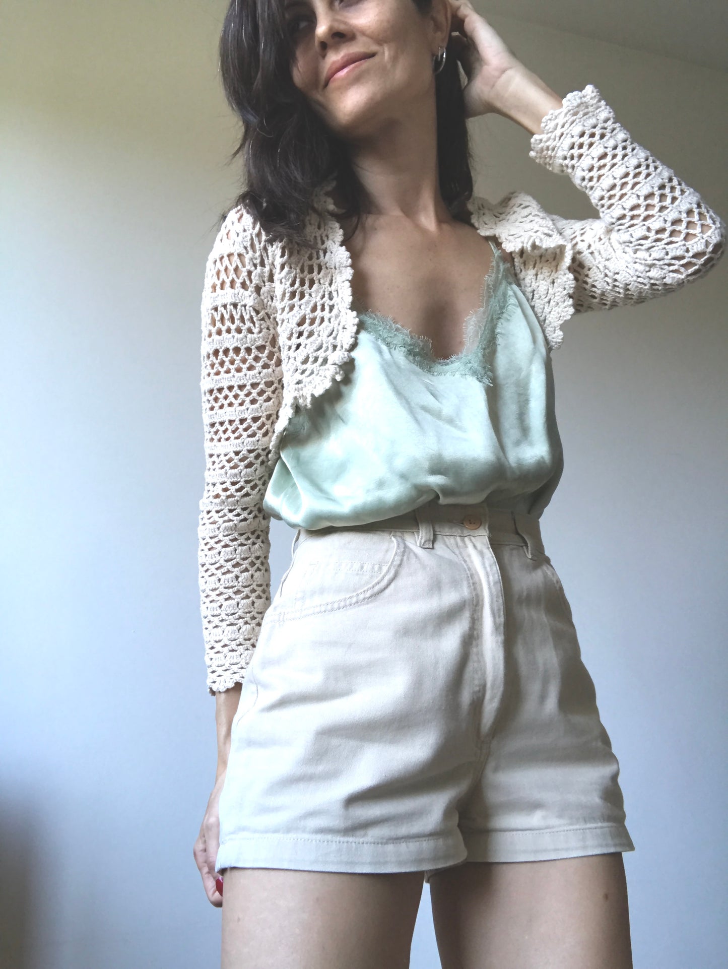 Vintage crochet bolero