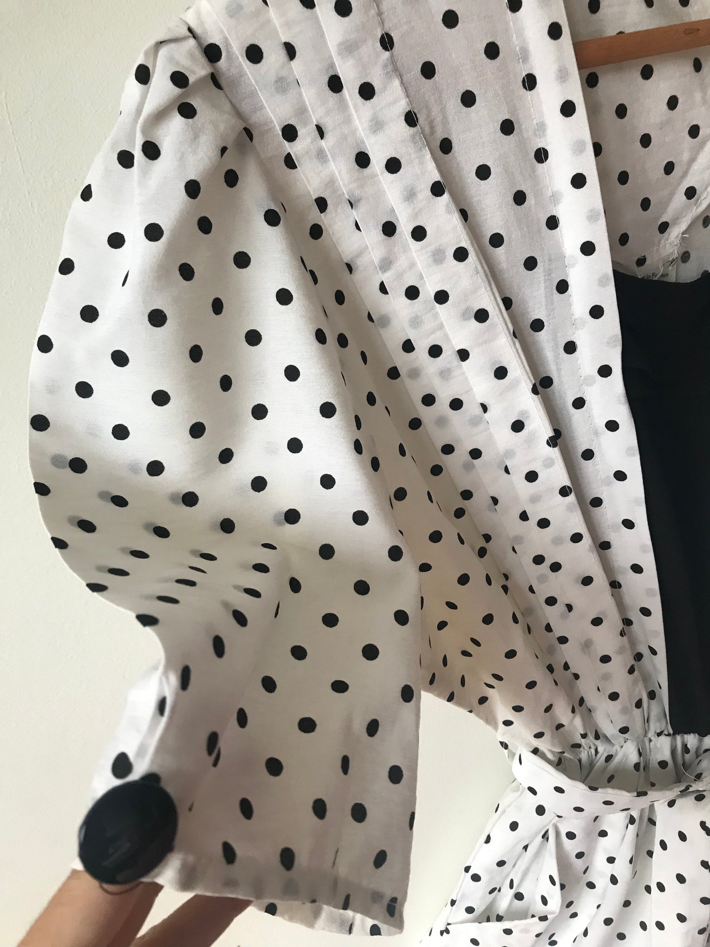 80s classic polka dot dress