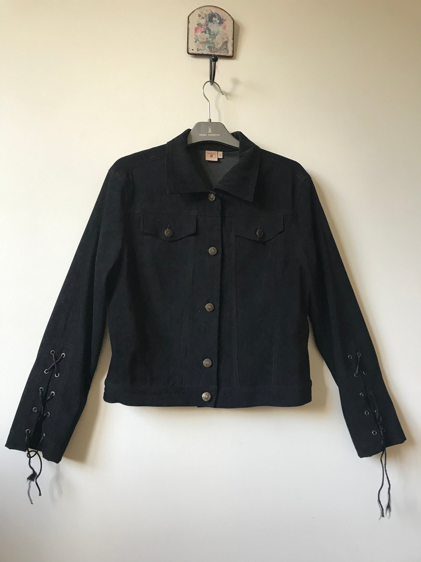 Vintage suede look jacket