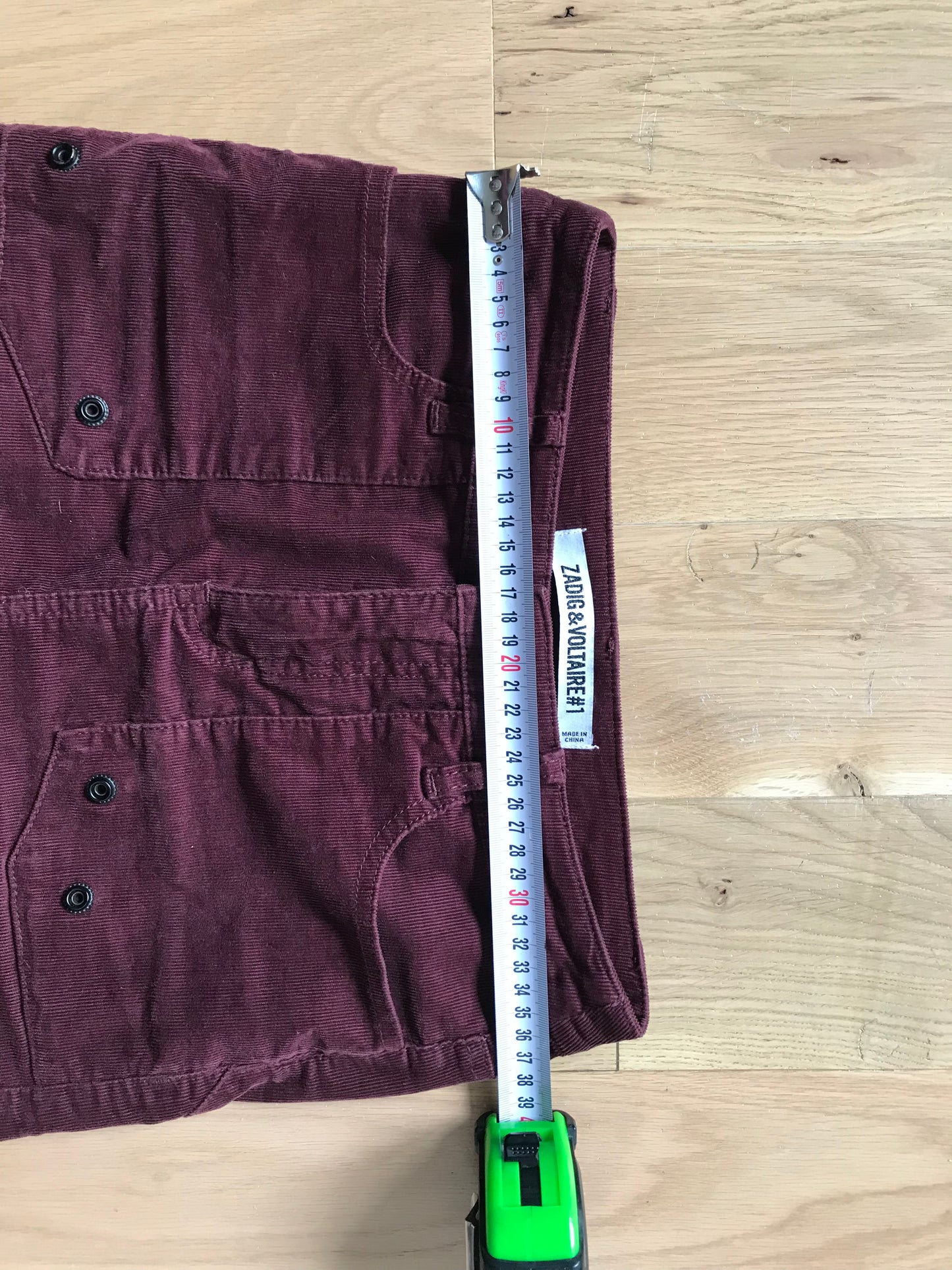 Zadig & Voltaire corduroy skirt