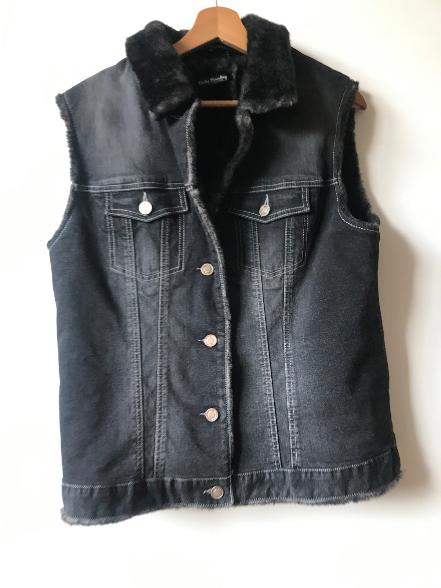 Vintage denim vest