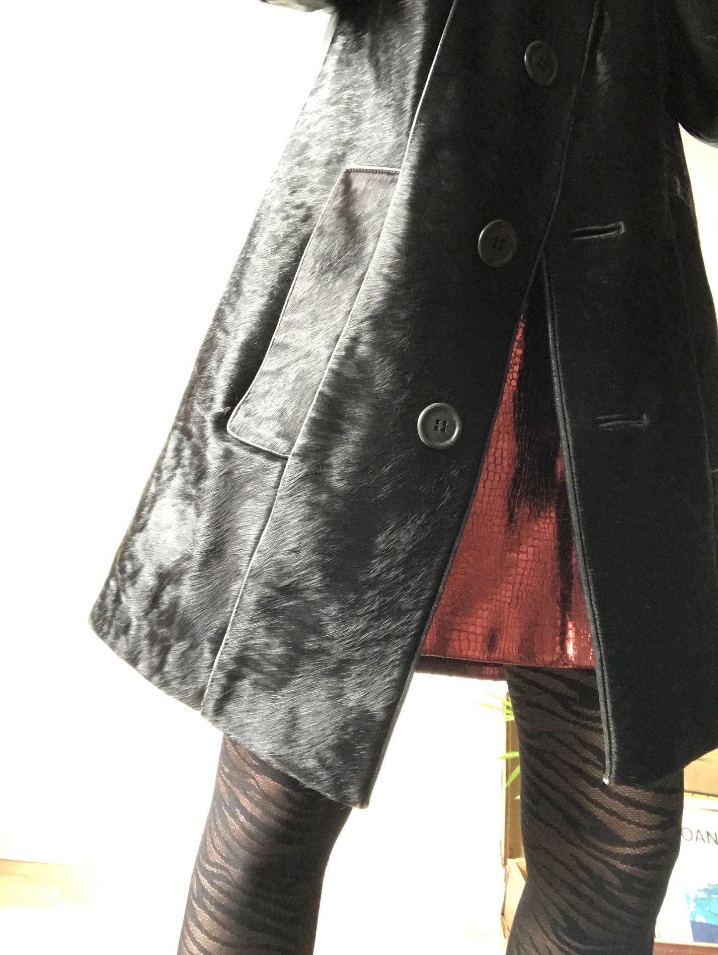 Vintage leather coat