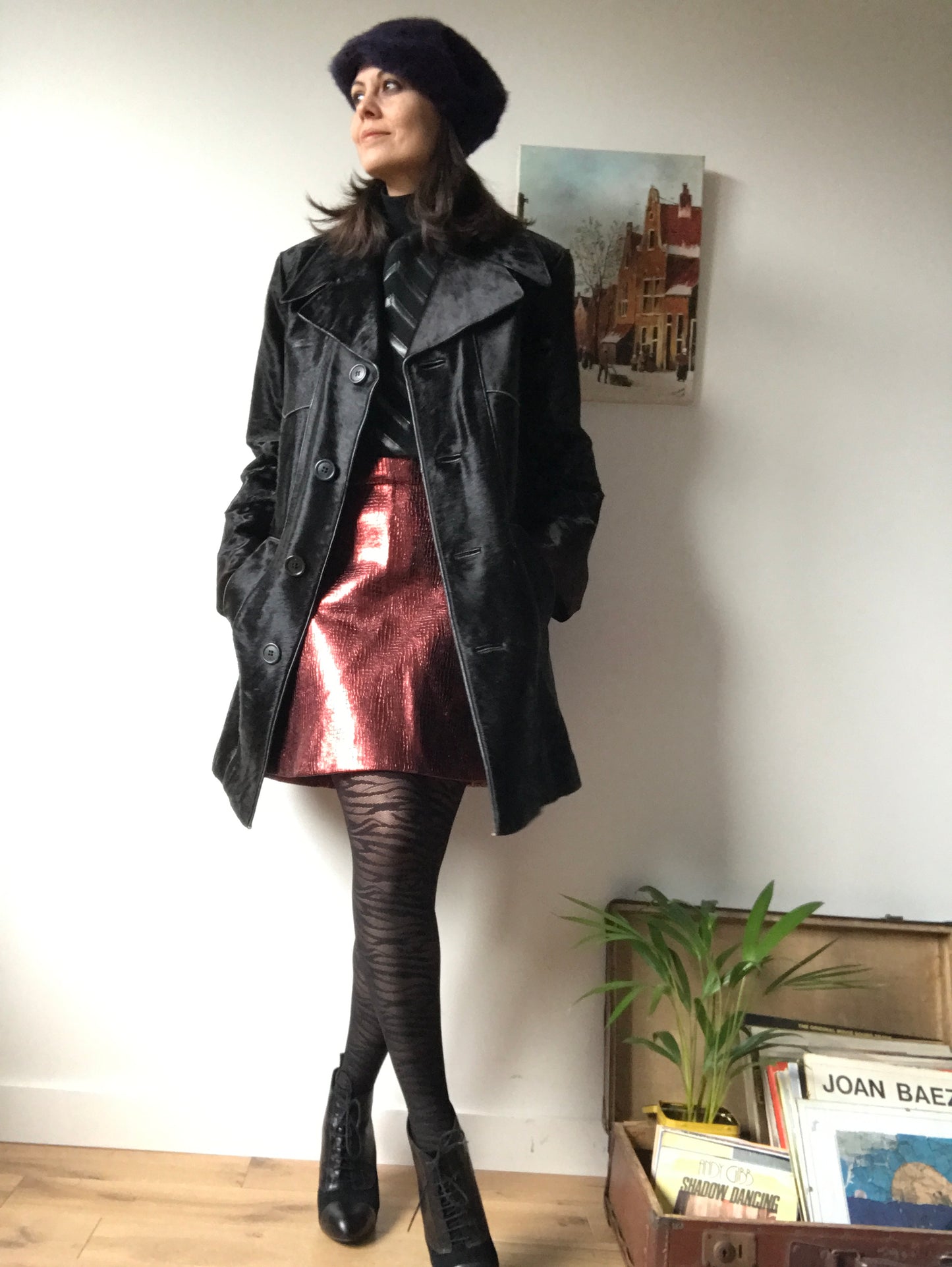 Vintage leather coat