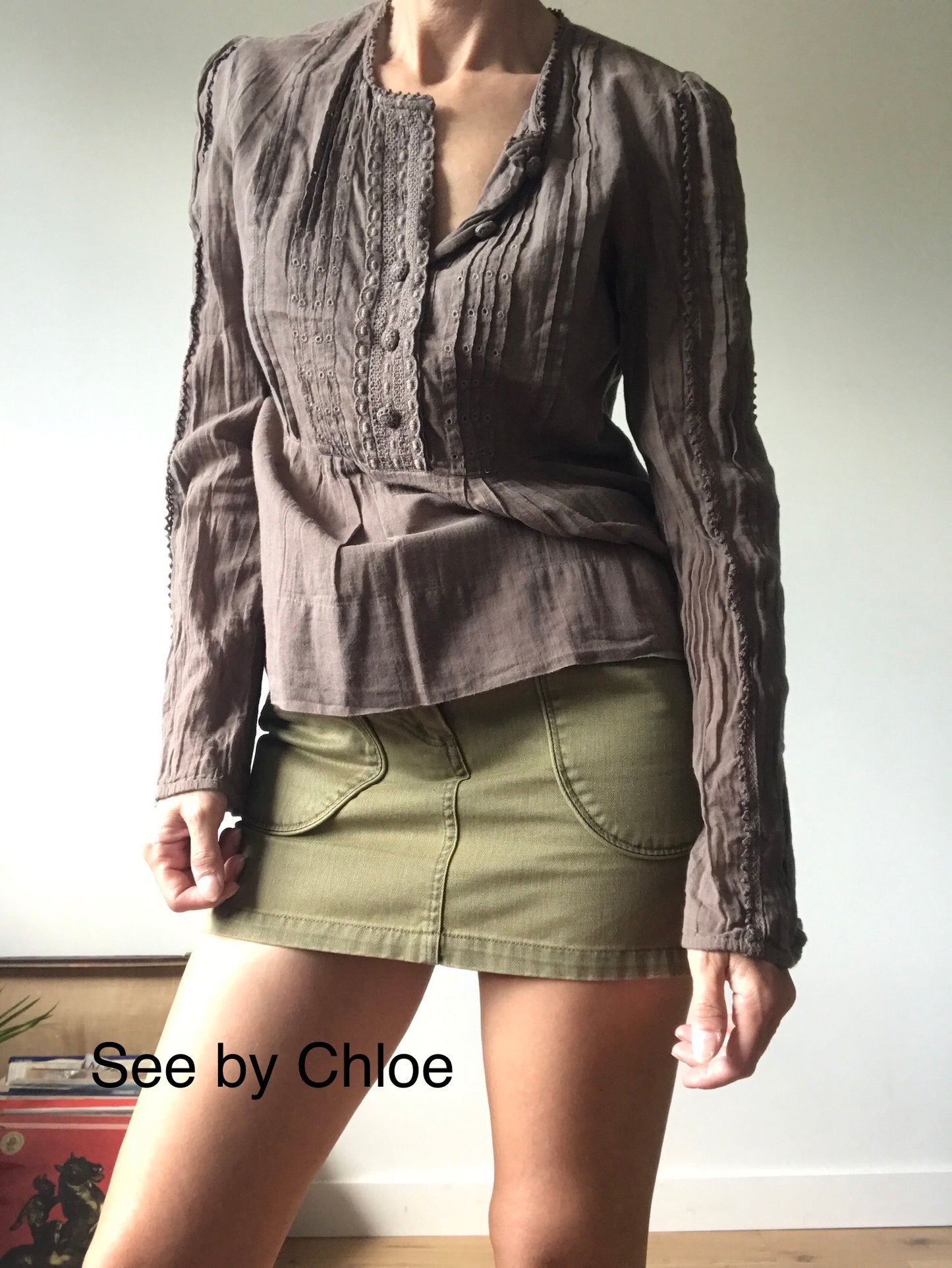 See by chloe coton blouse