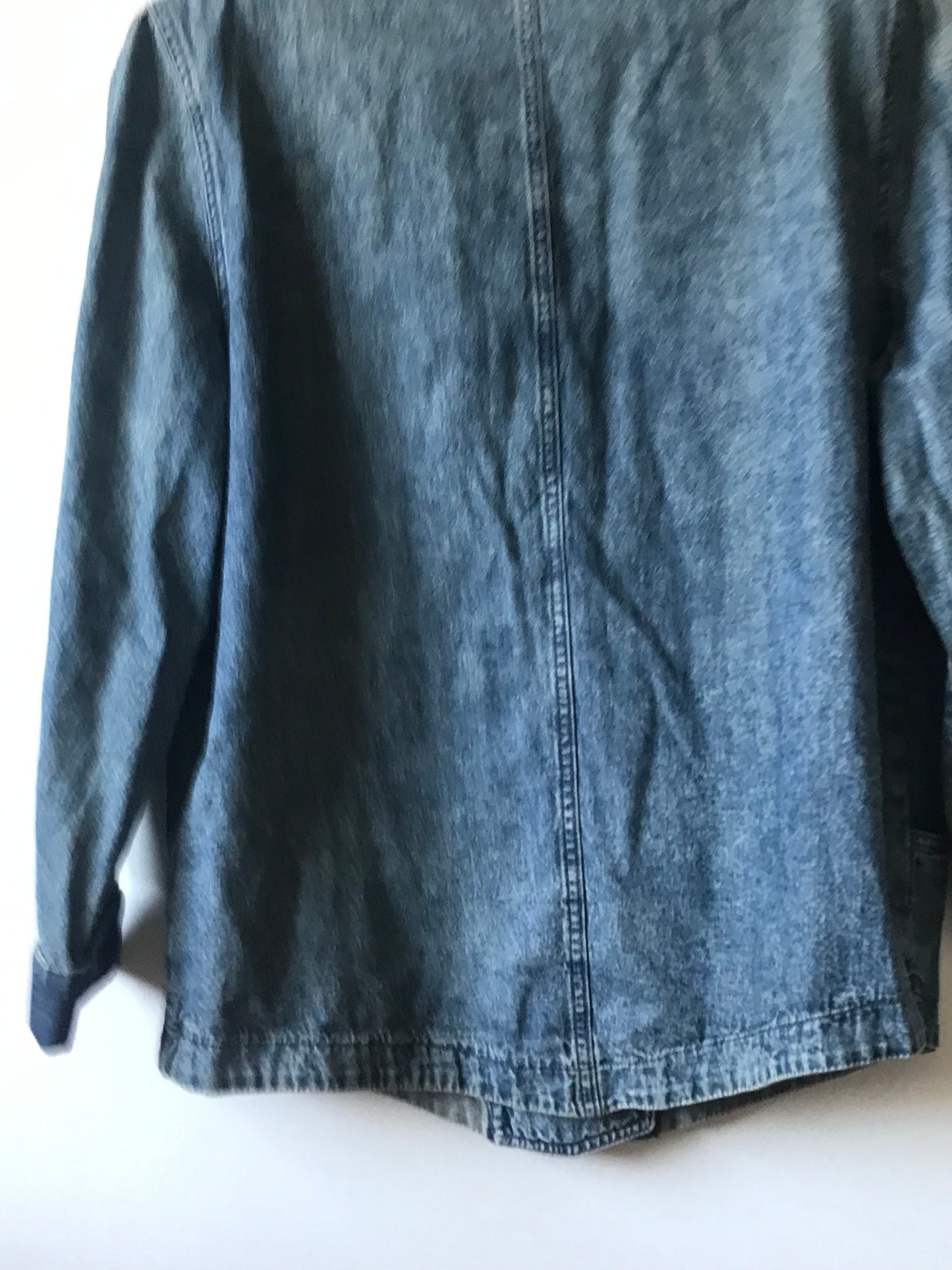 Y2K oversized denim coat