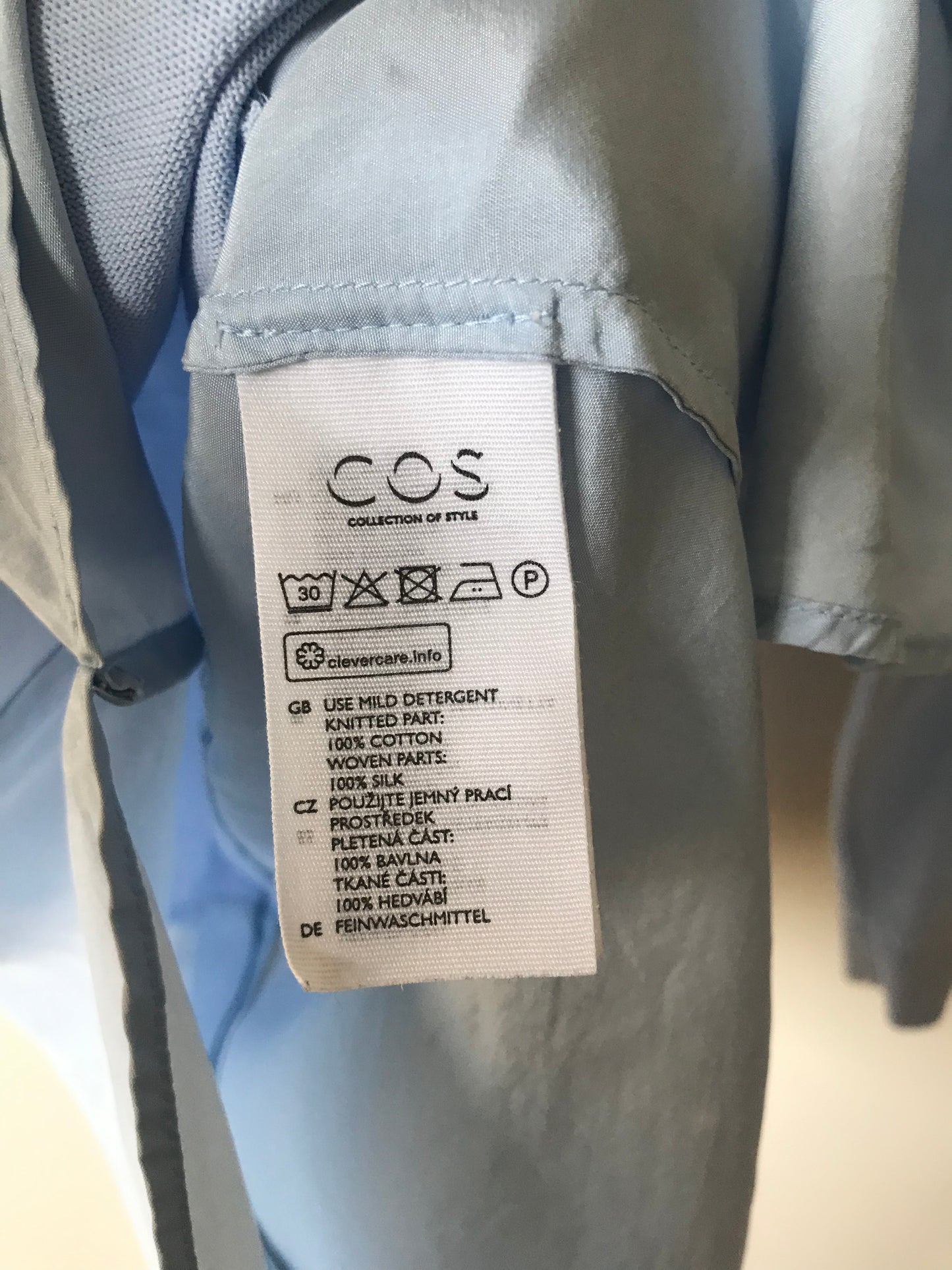 COS 3/4 sleeve top