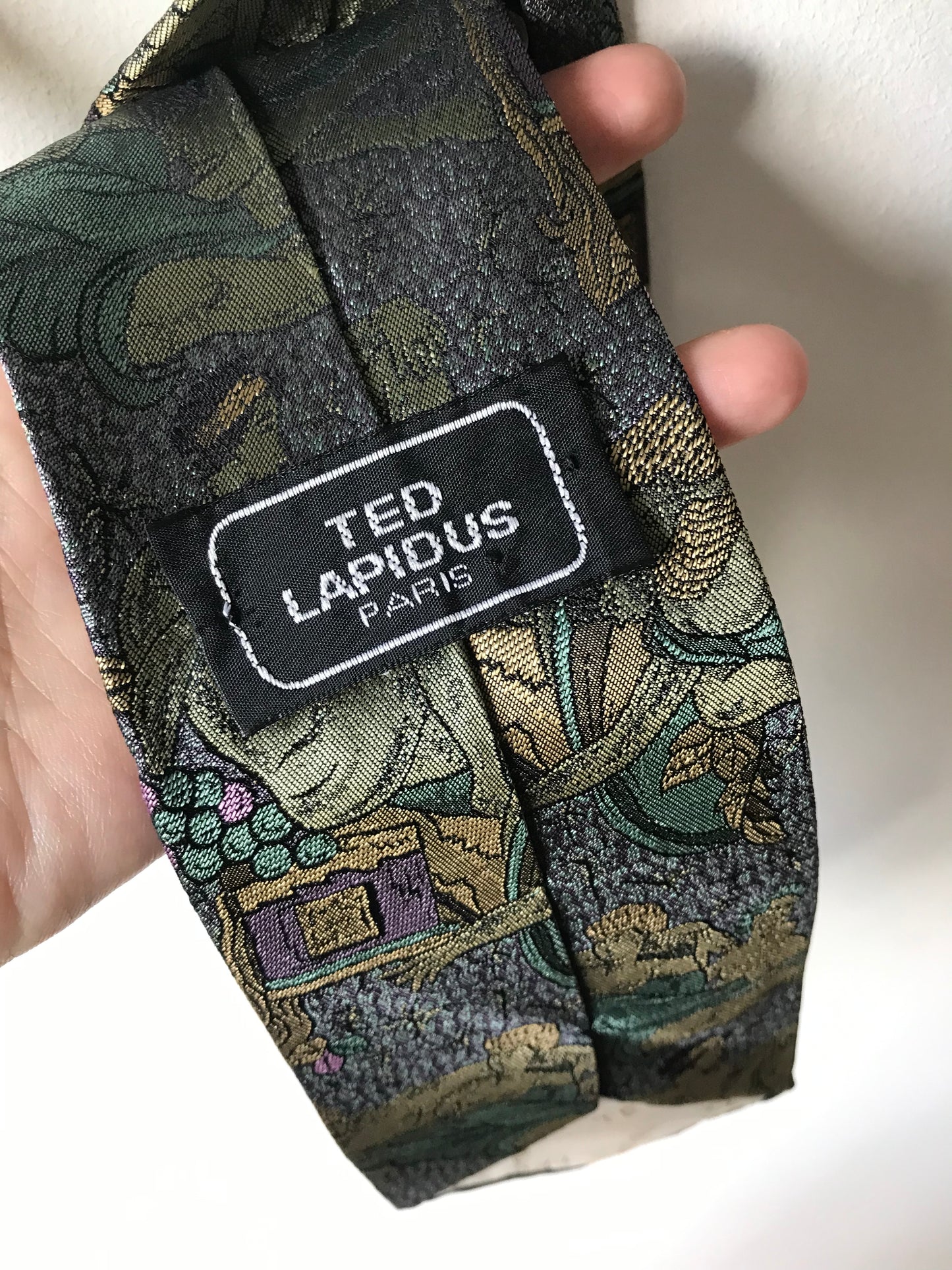 Ted Lapidus vintage tie / silk