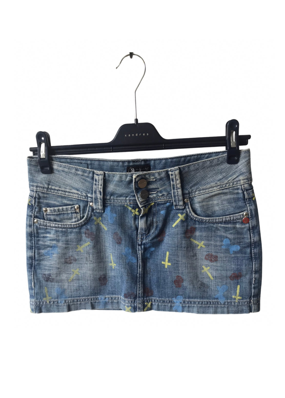 Andy Warhol denim skirt