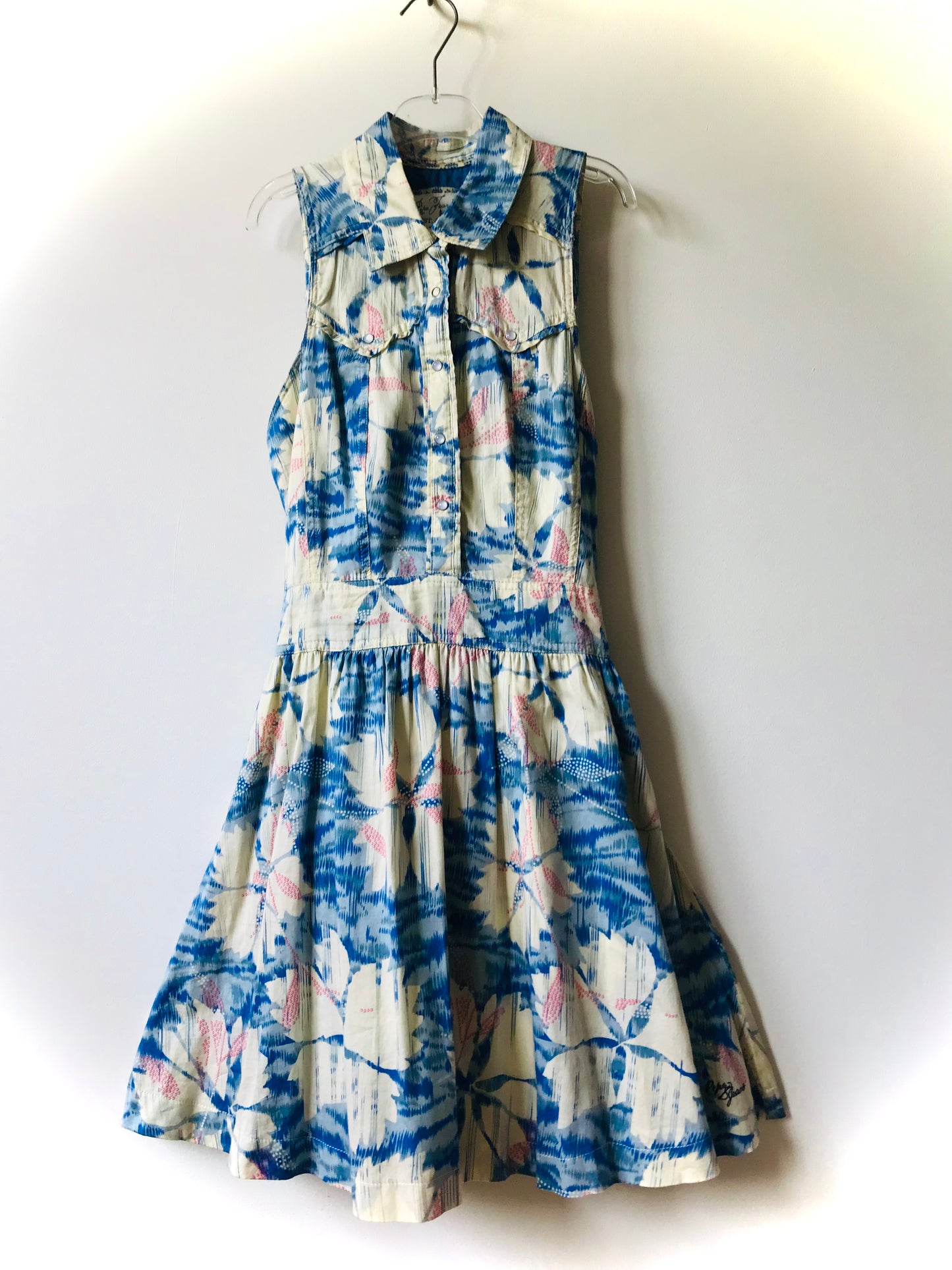 Pepe jeans belted dress