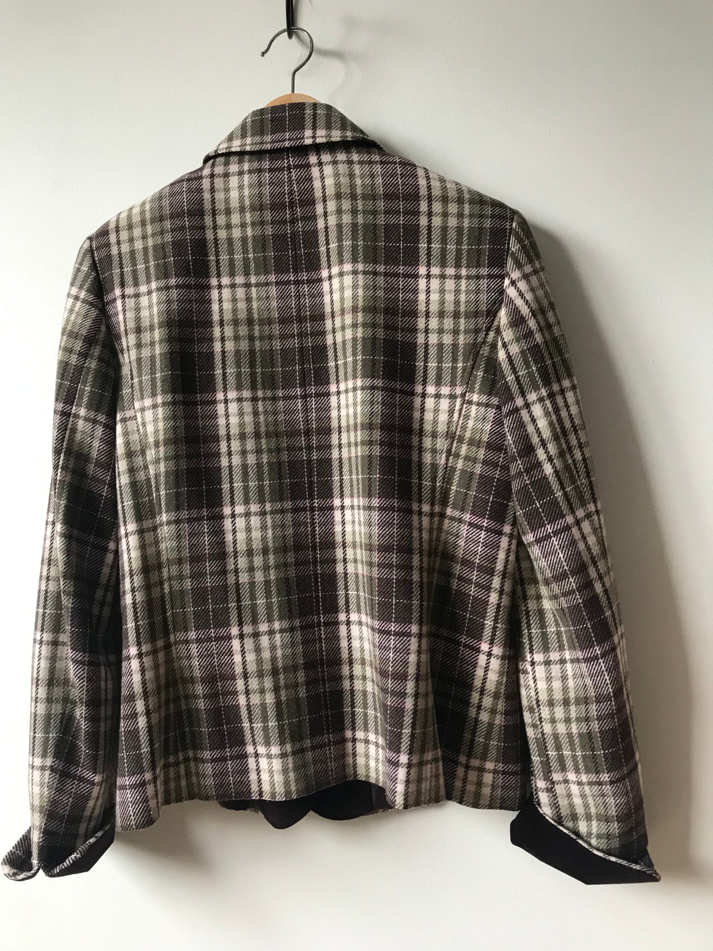 Vintage plaid blazer