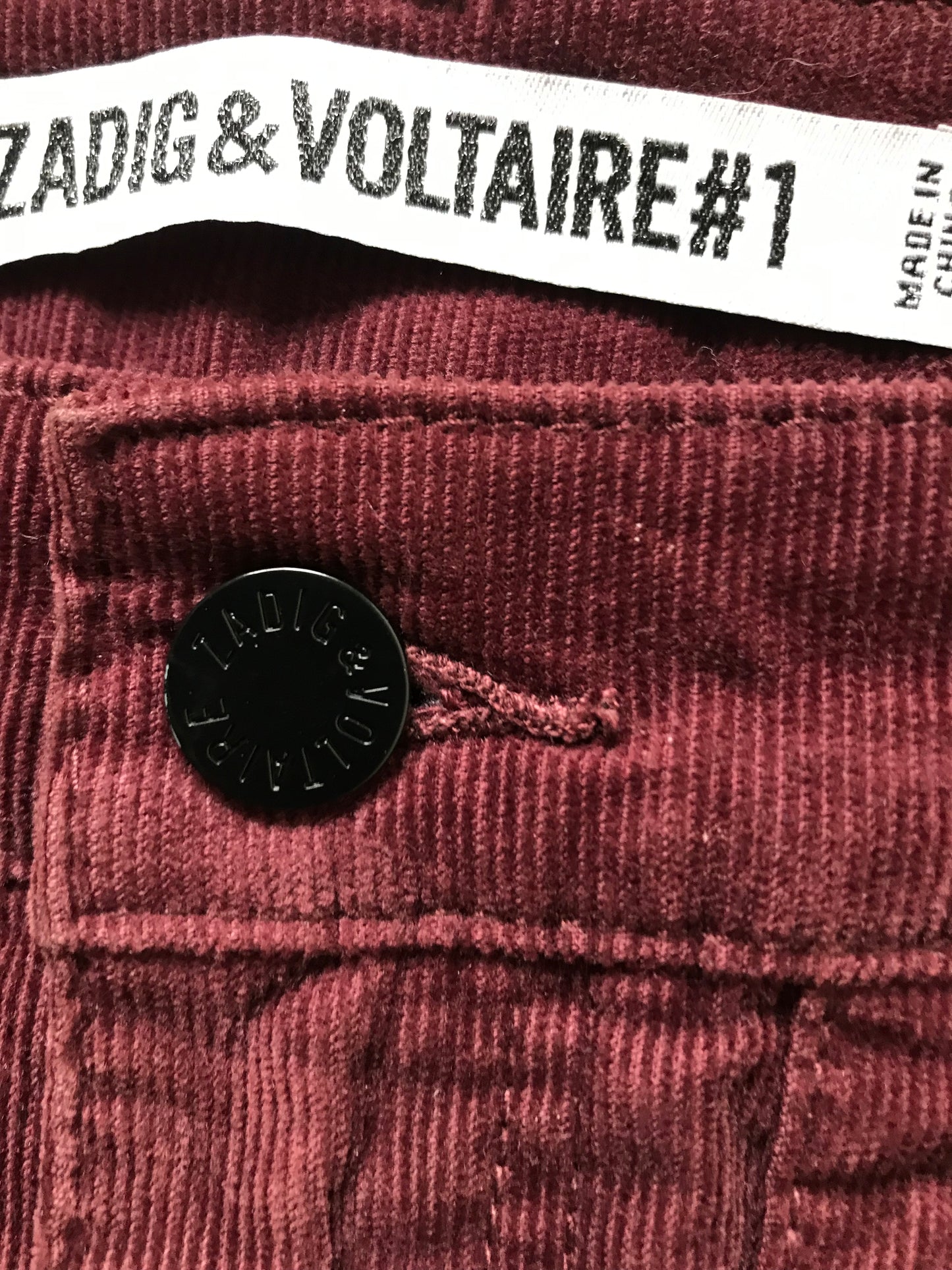 Zadig & Voltaire corduroy skirt