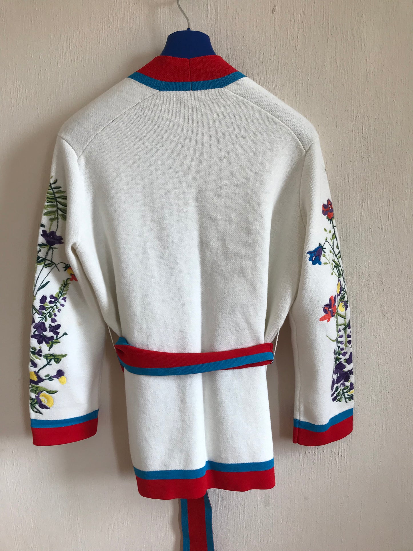 Embroidered kimono jacket