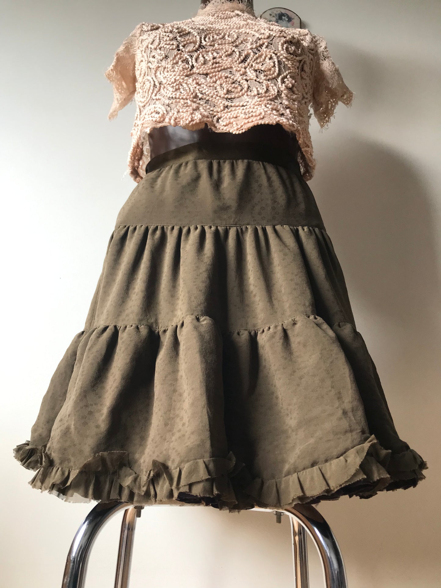 Essentiel silk skirt