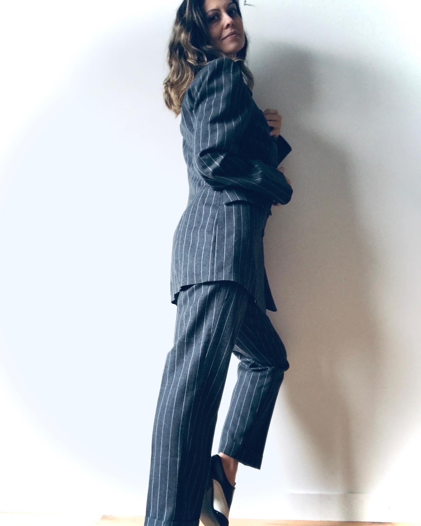 Vintage striped suit