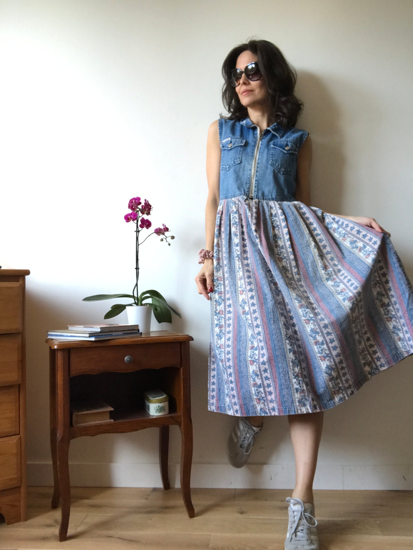 Vintage denim dress 90s