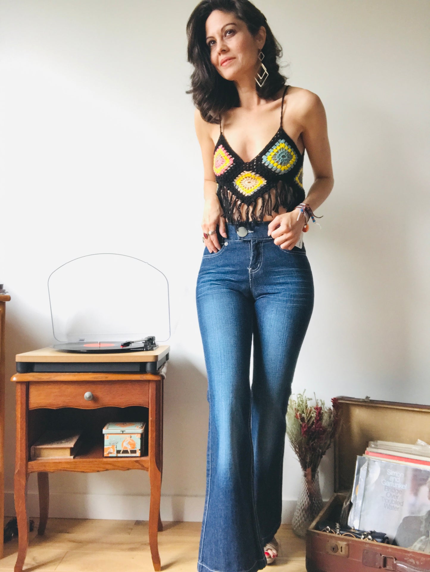 90s Vintage flared jeans