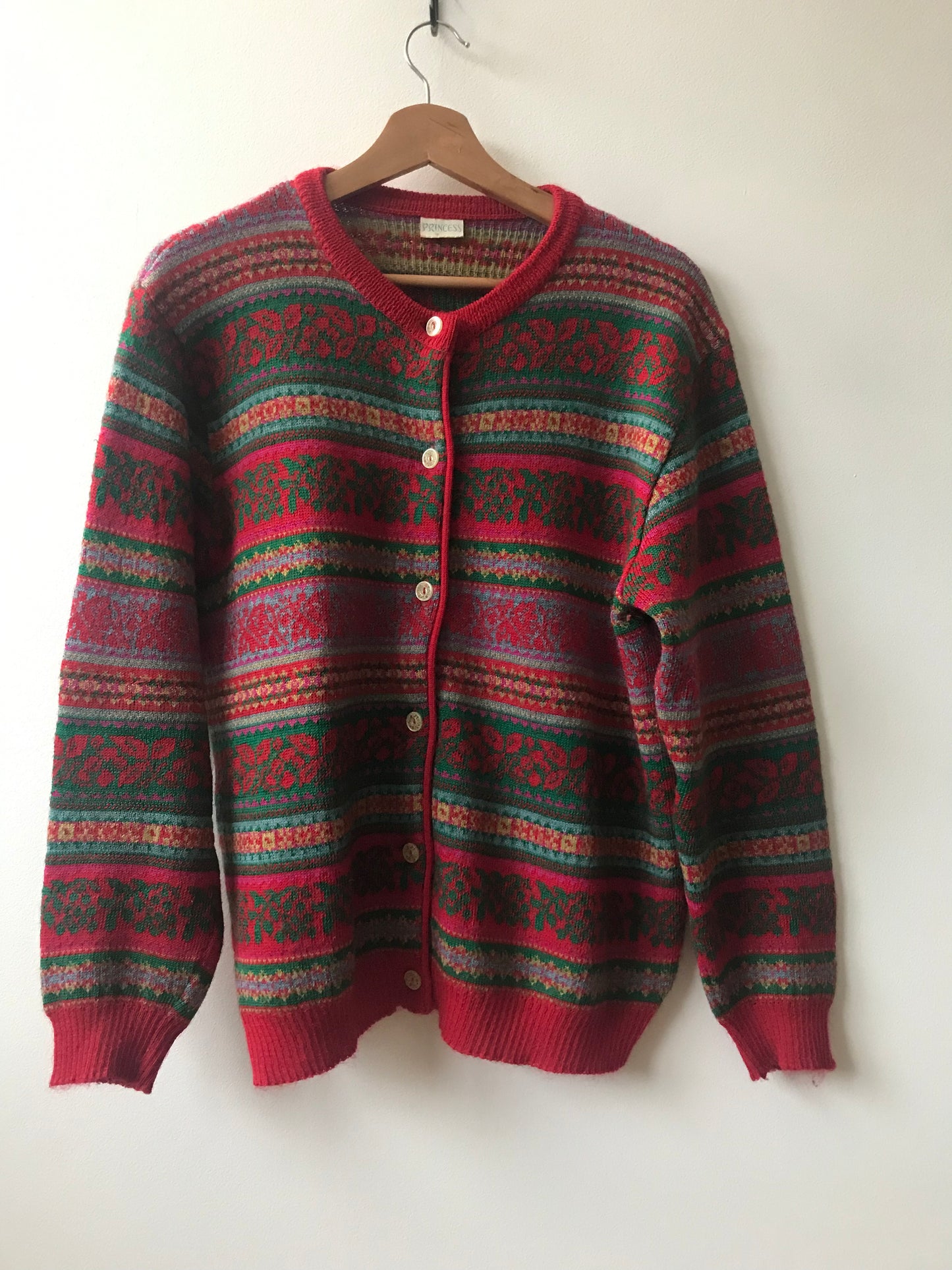 Vintage wol cardigan