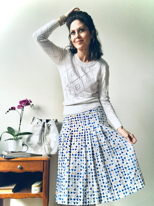 Vintage pleated skirt