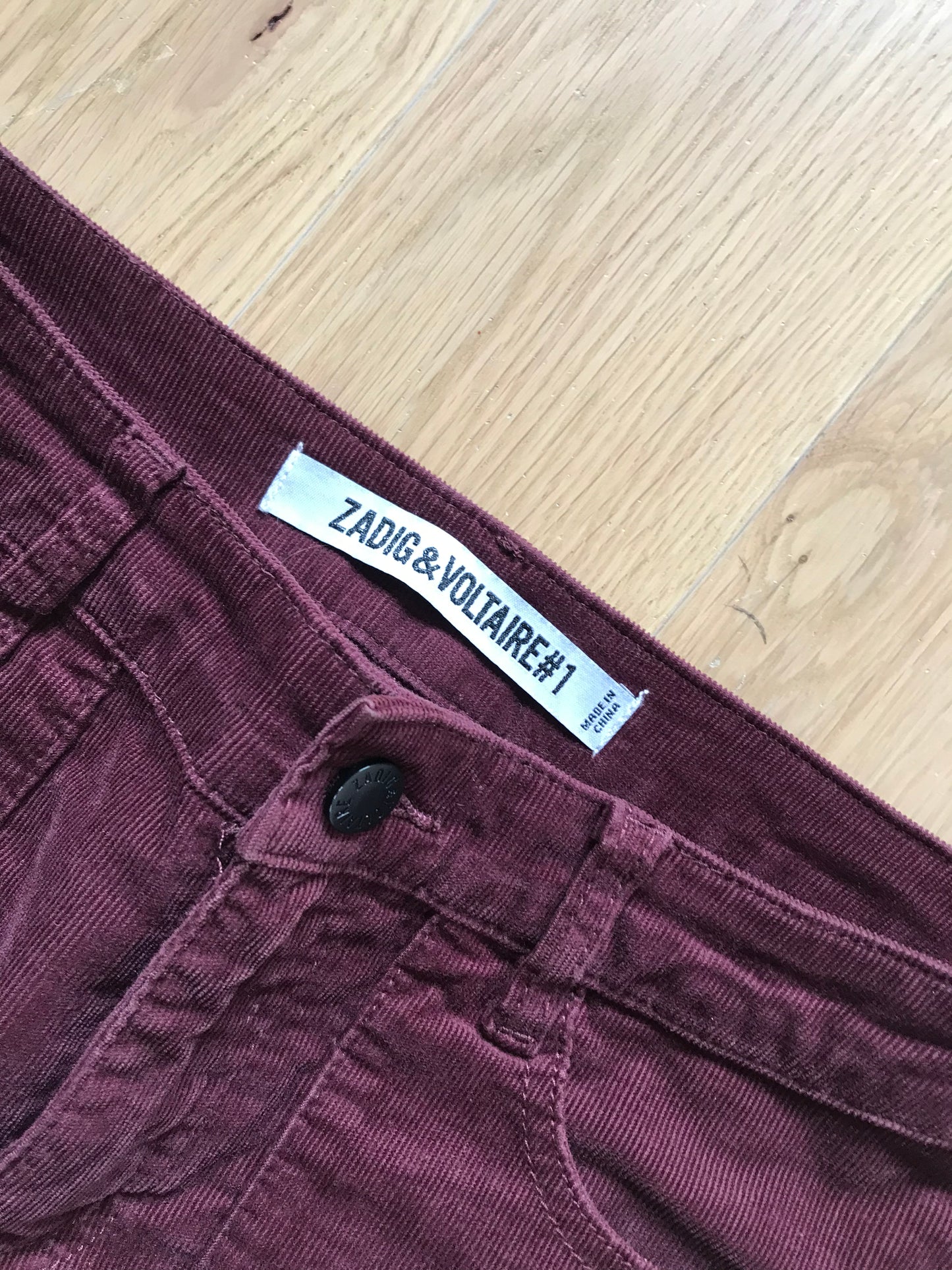 Zadig & Voltaire corduroy skirt