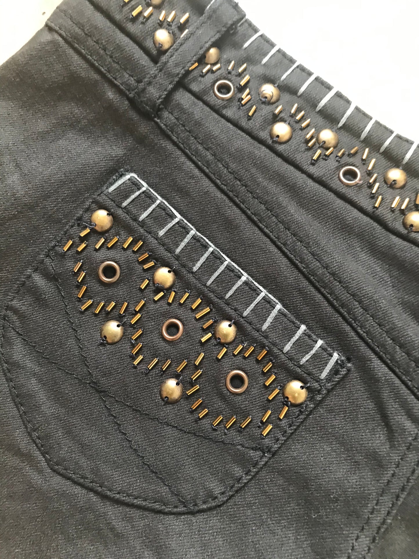 Kate Moss mini festival shorts