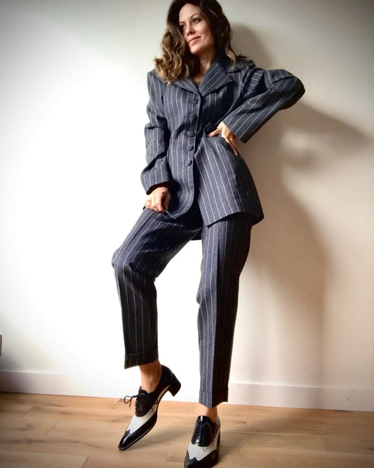 Vintage striped suit