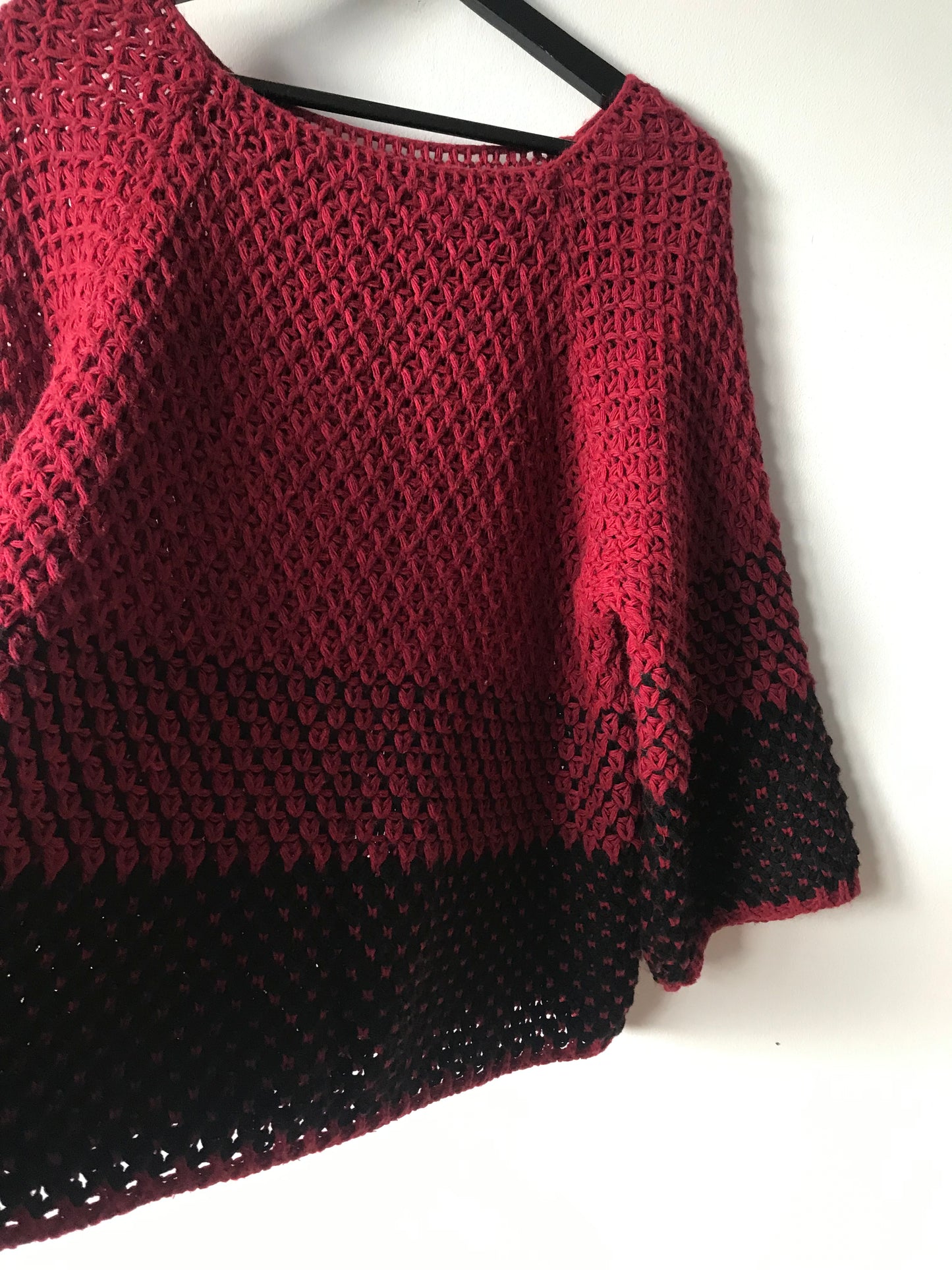 Flared sleeves sweater