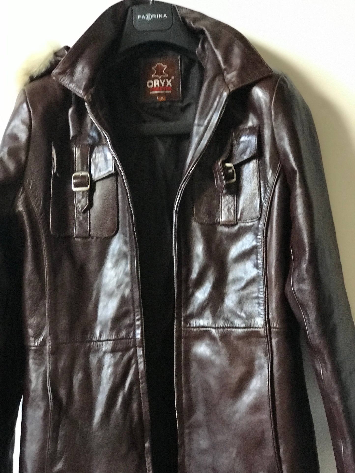 Vintage leather coat