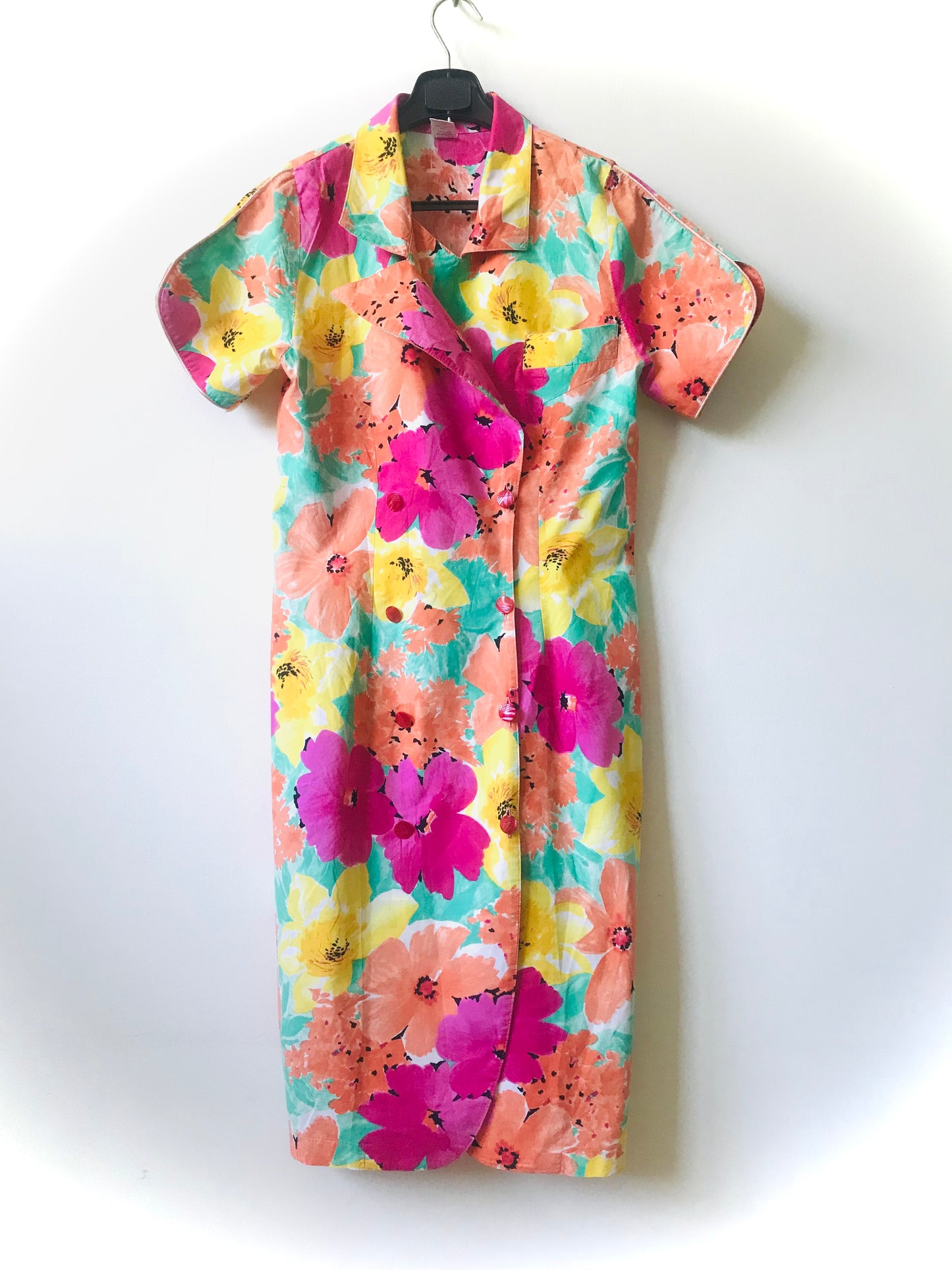 Floral print vintage dress