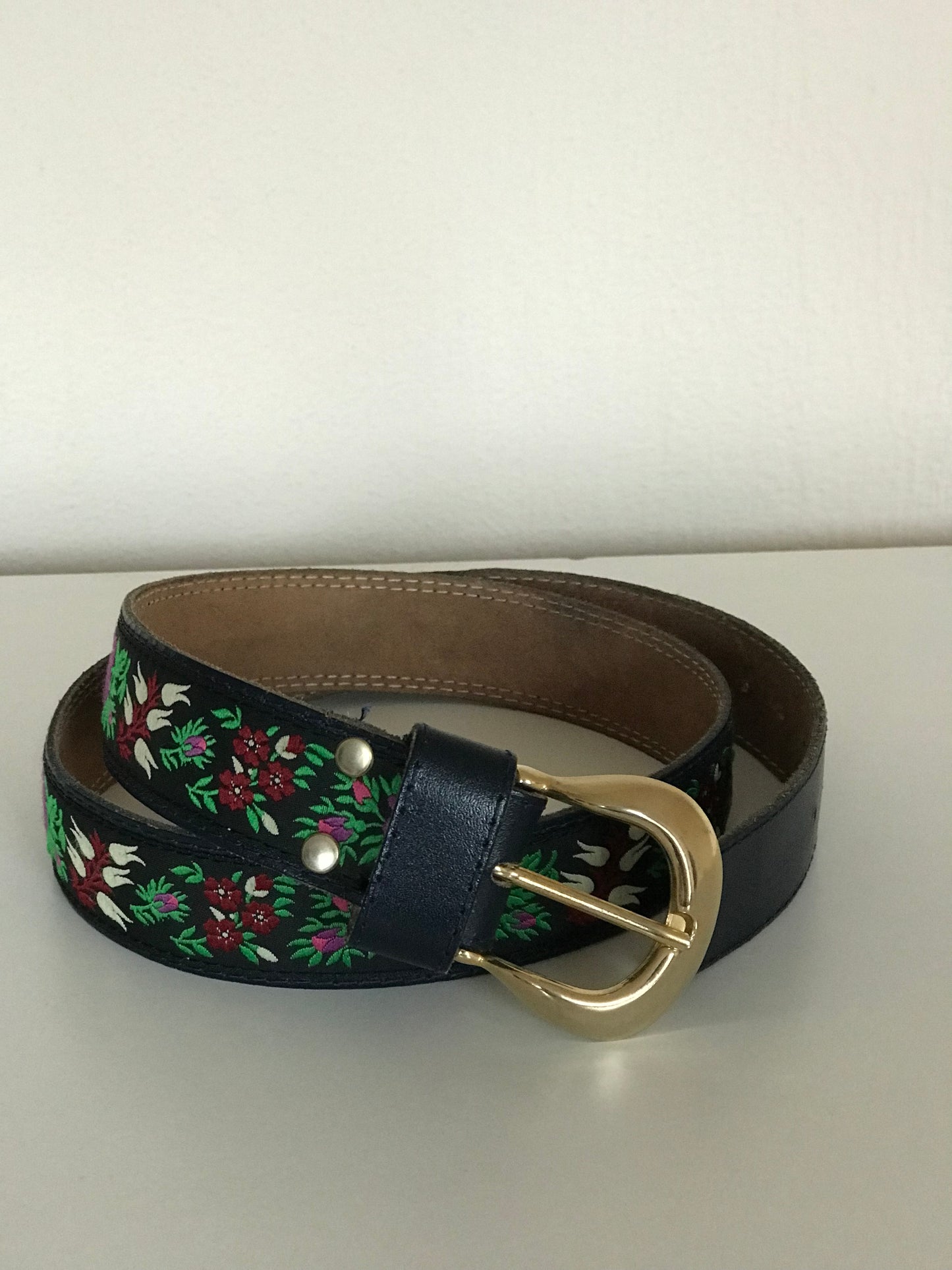 Vintage leather belt