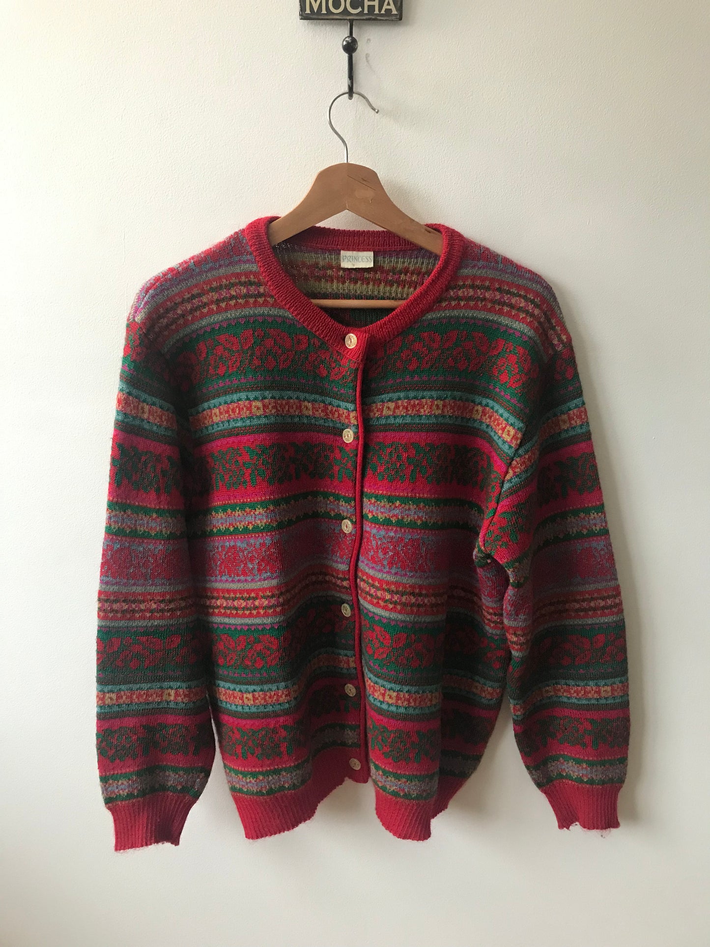 Vintage wol cardigan