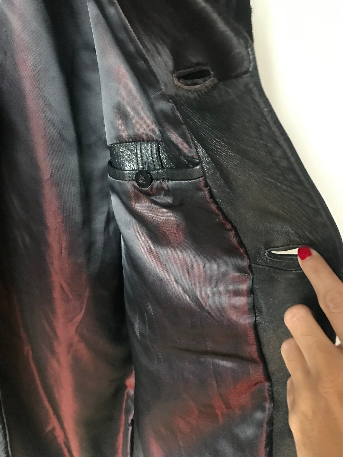 Vintage leather coat