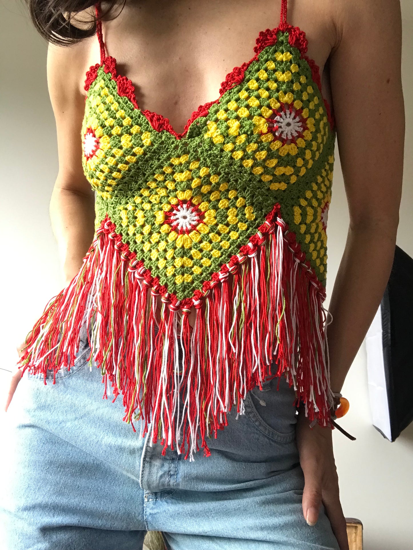 crochet strap top