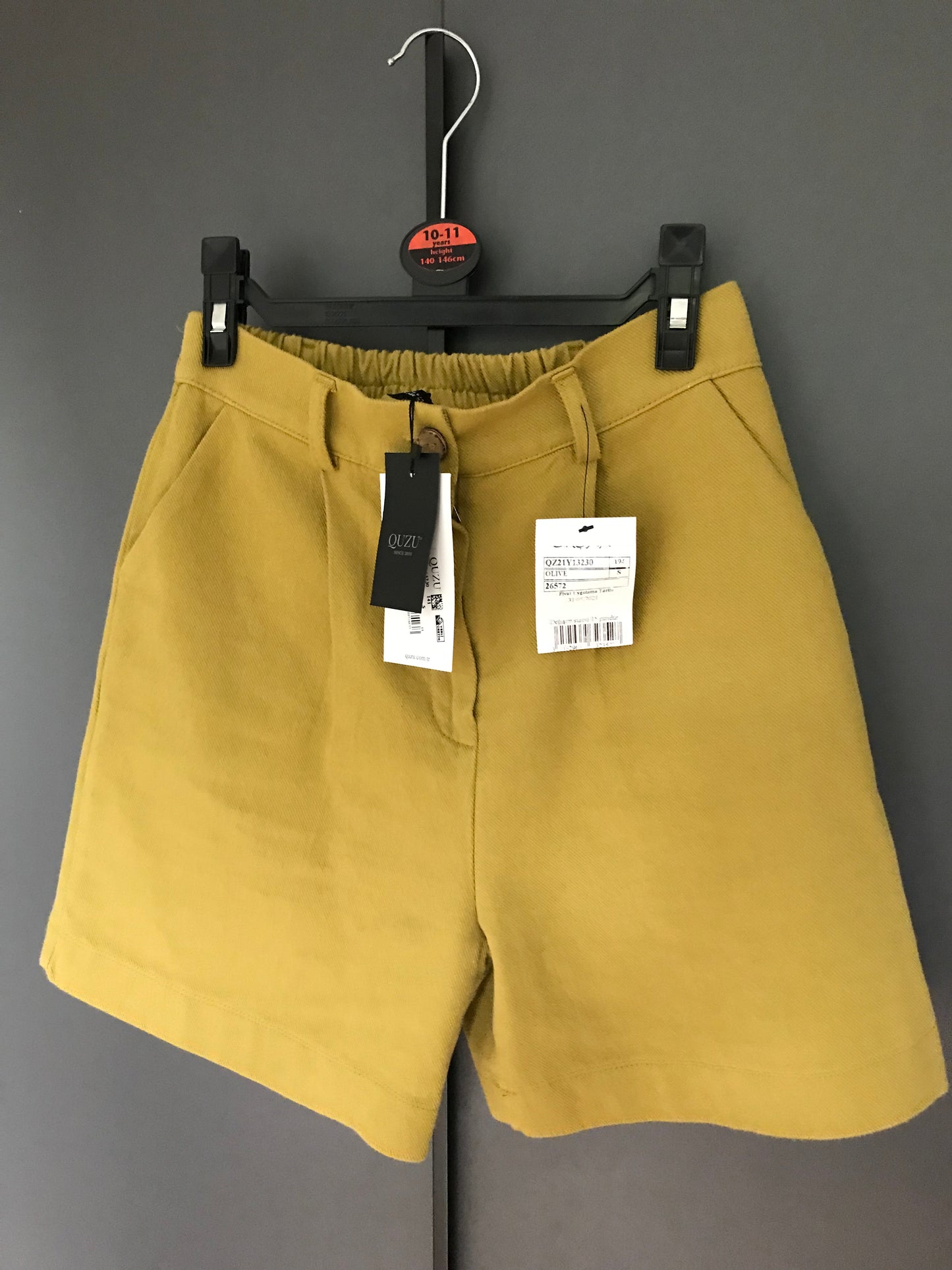 High waist bermuda shorts