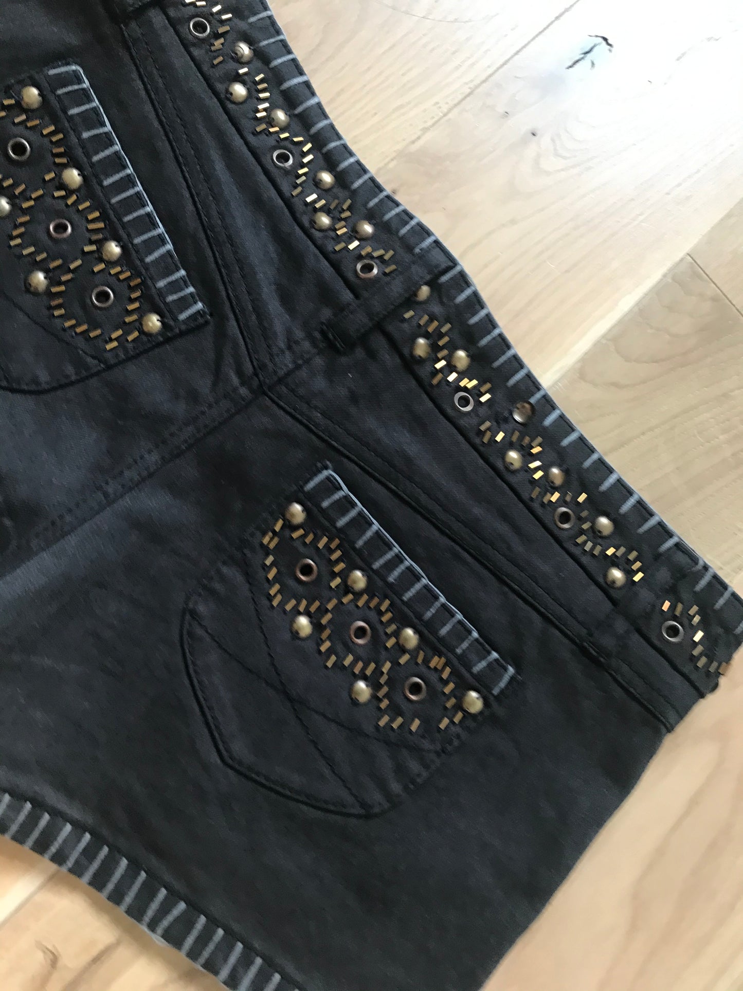 Kate Moss mini festival shorts