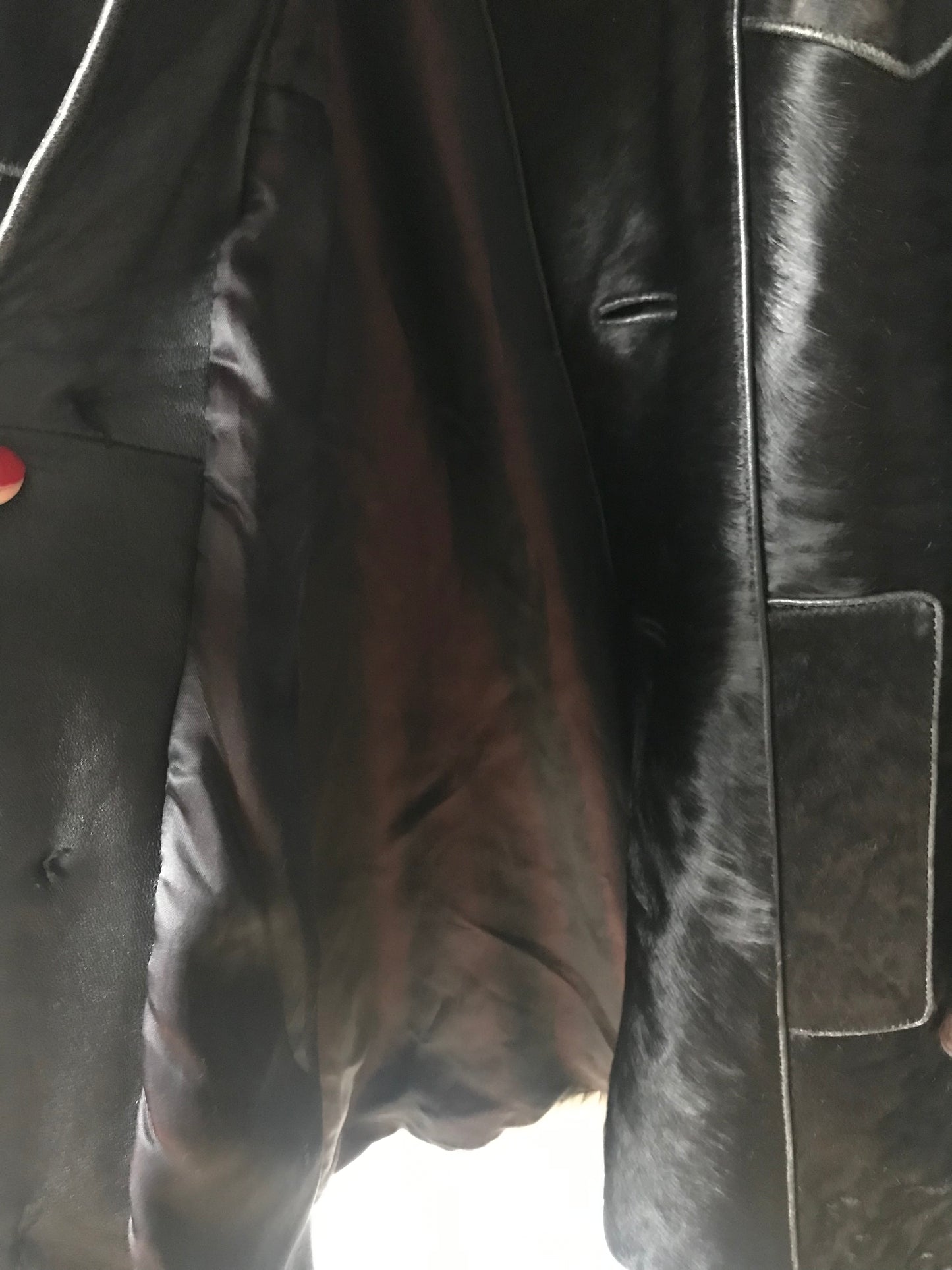 Vintage leather coat