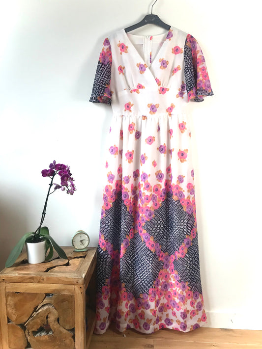 Vintage maxi dress 70s