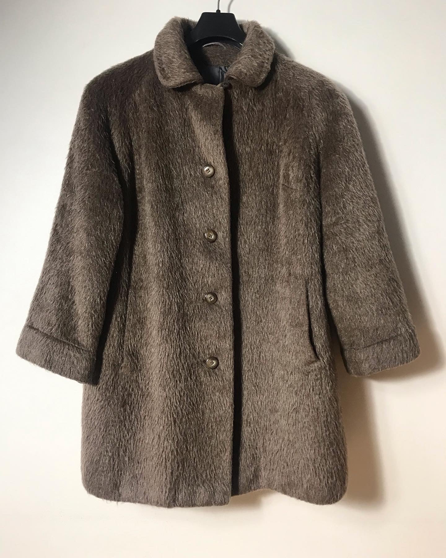 Vintage mohair wool coat