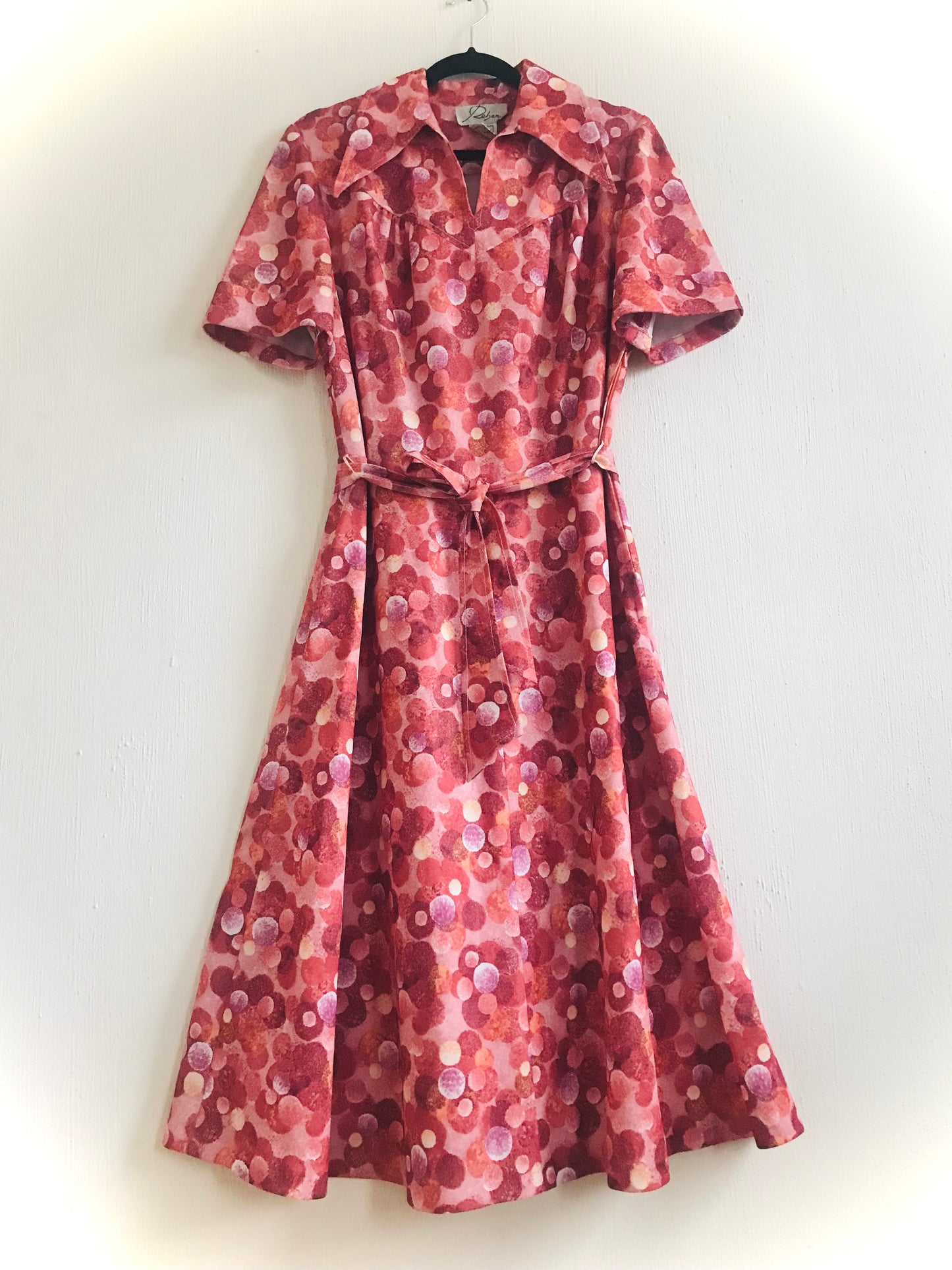 70s Tie belt dress