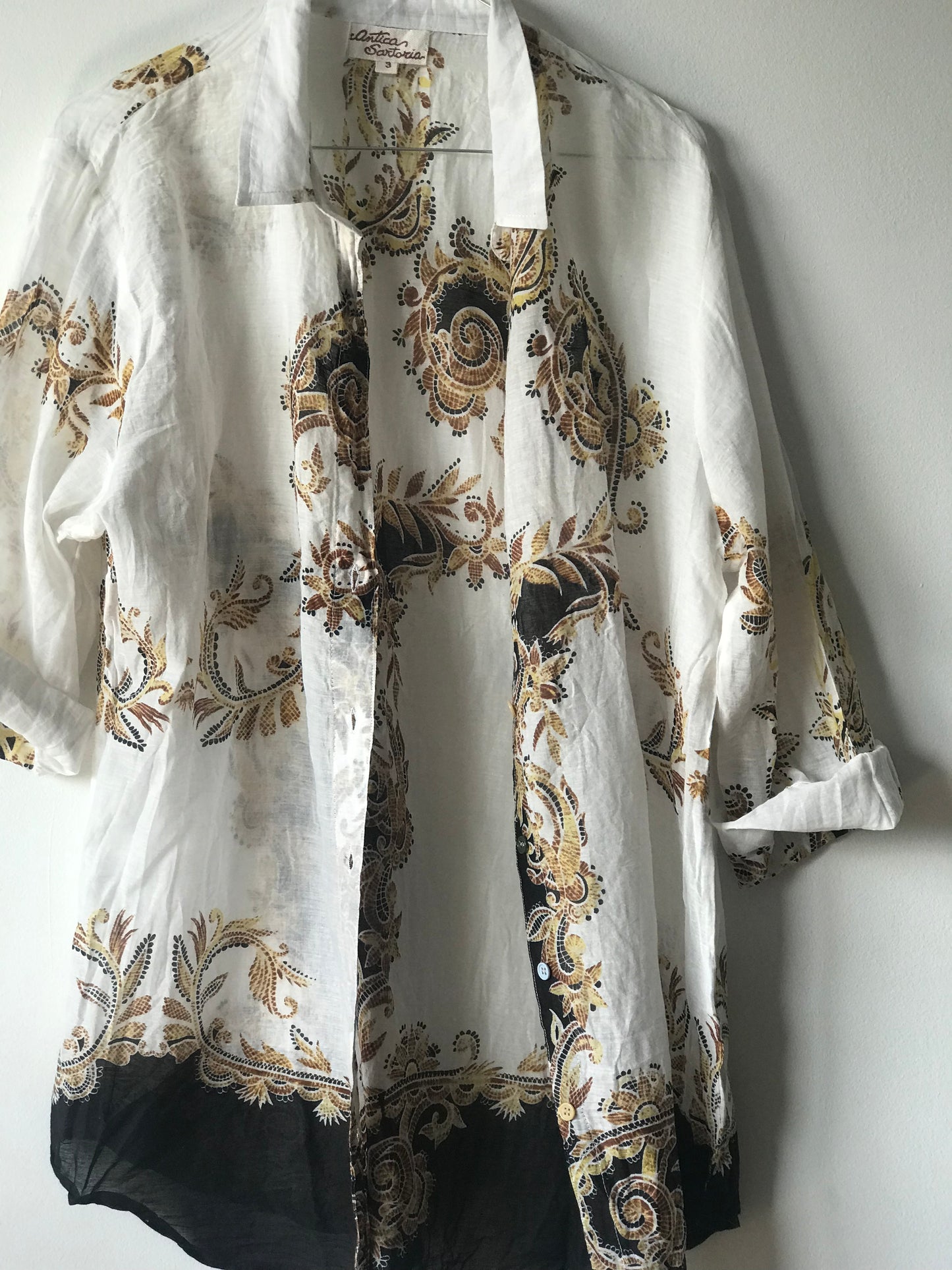 Vintage Antica Sartoria coton shirt