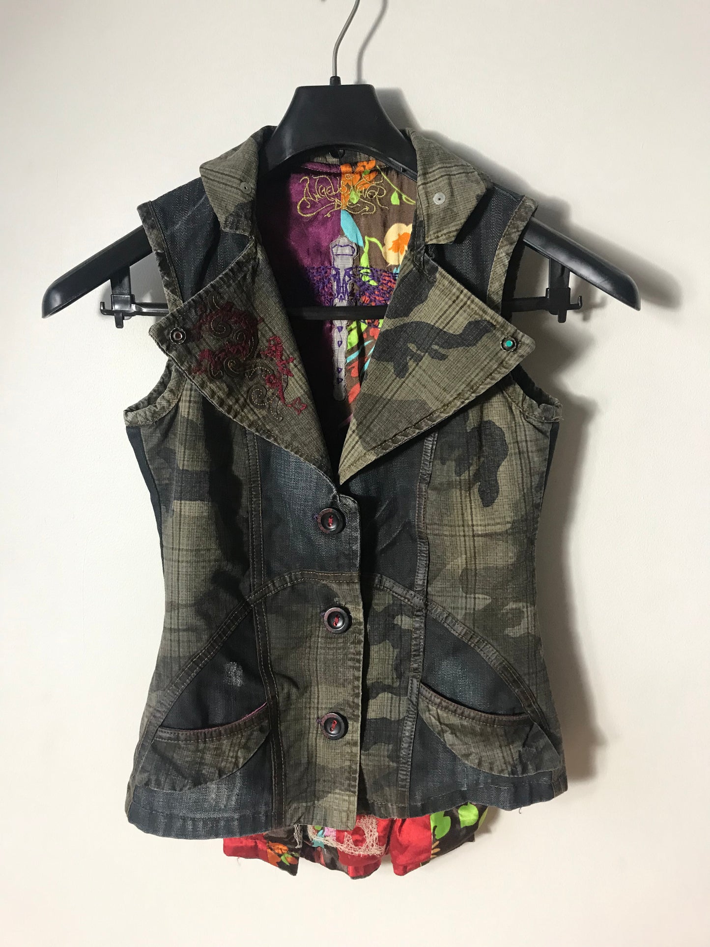 Vintage denim vest